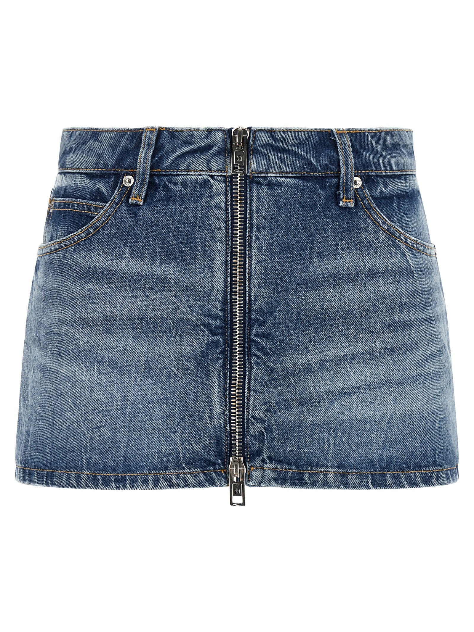 Alexander Wang Blue Cotton Bermuda Shorts - Urban Chic Elegance