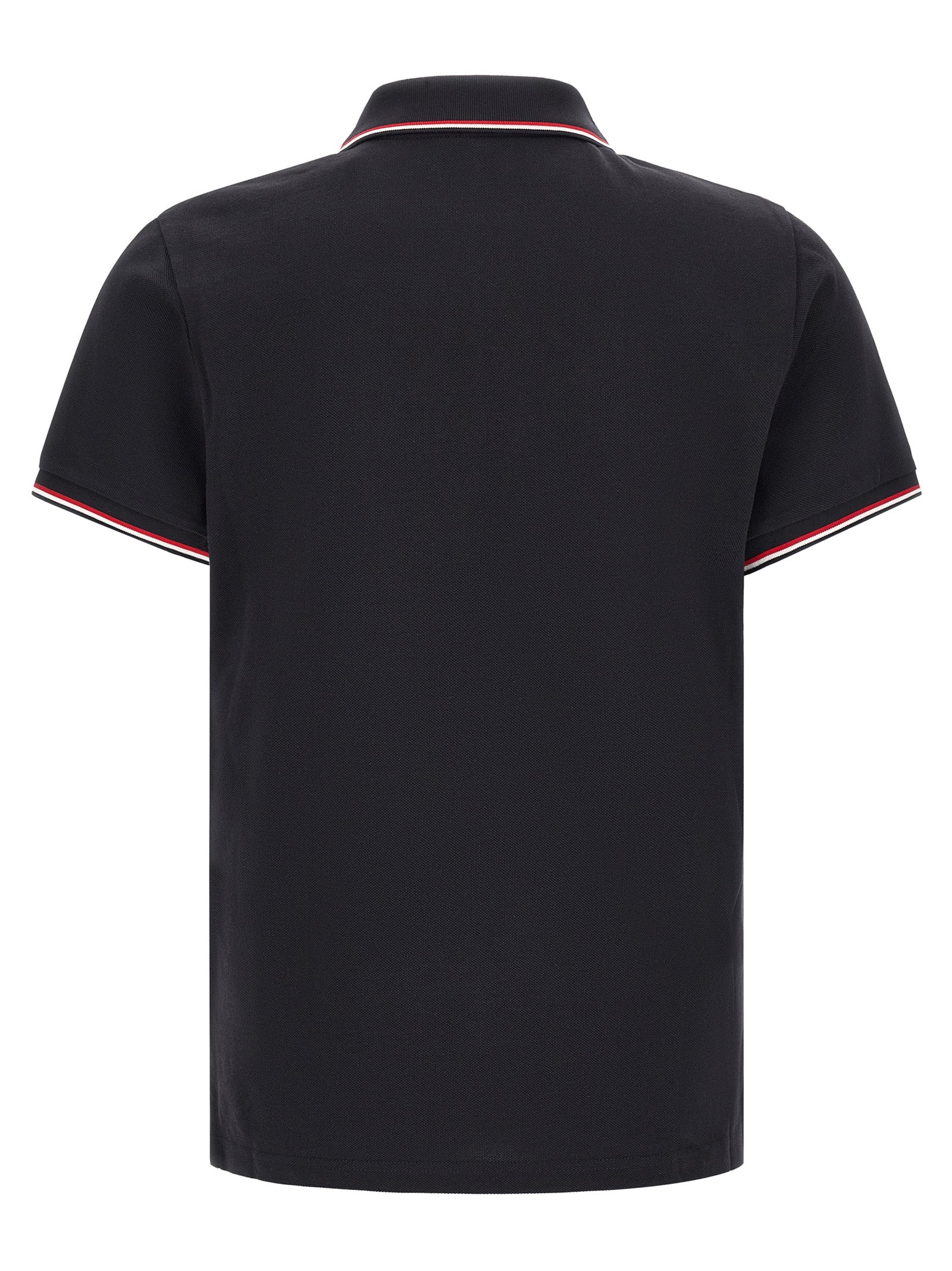 Moncler Blue Cotton Polo Shirt - Timeless Luxury Redefined