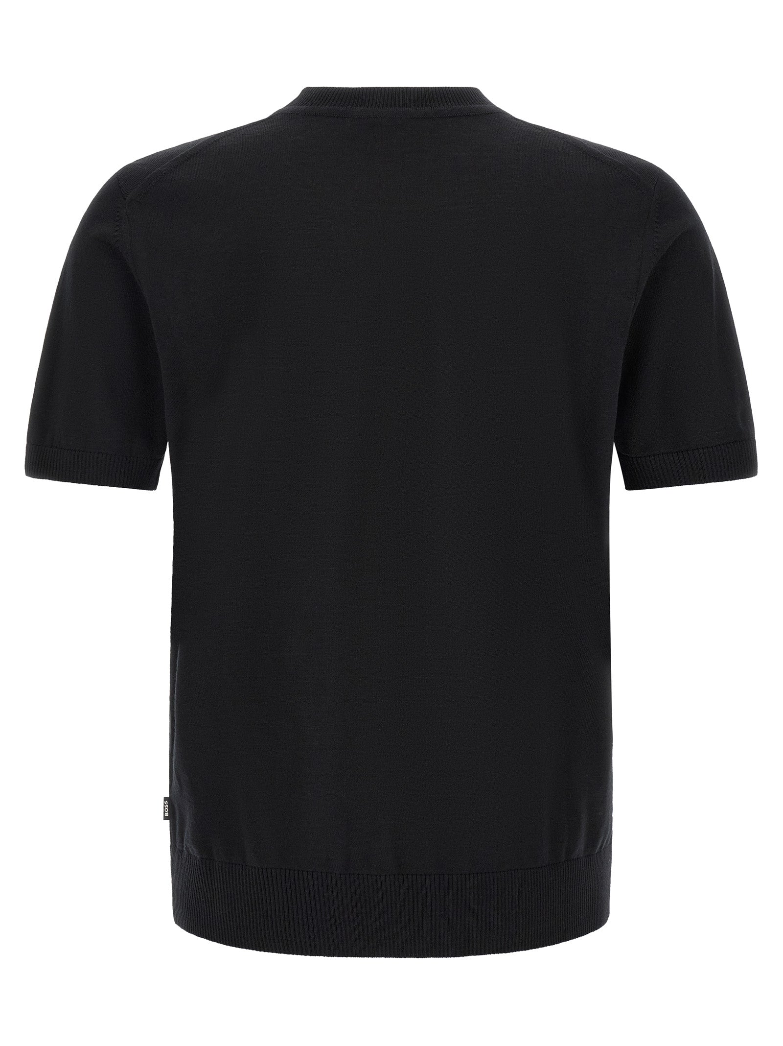 Hugo Boss Black Virgin Wool T-Shirt - Timeless Luxury Essentials