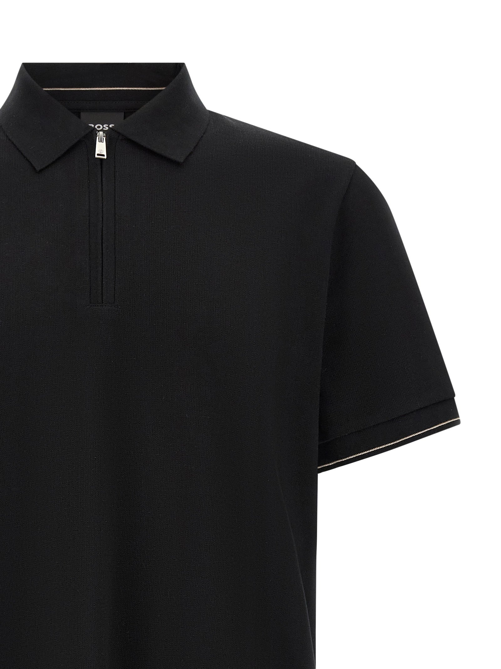 Hugo Boss Black Cotton Polo Shirt - Effortless Luxury Essential