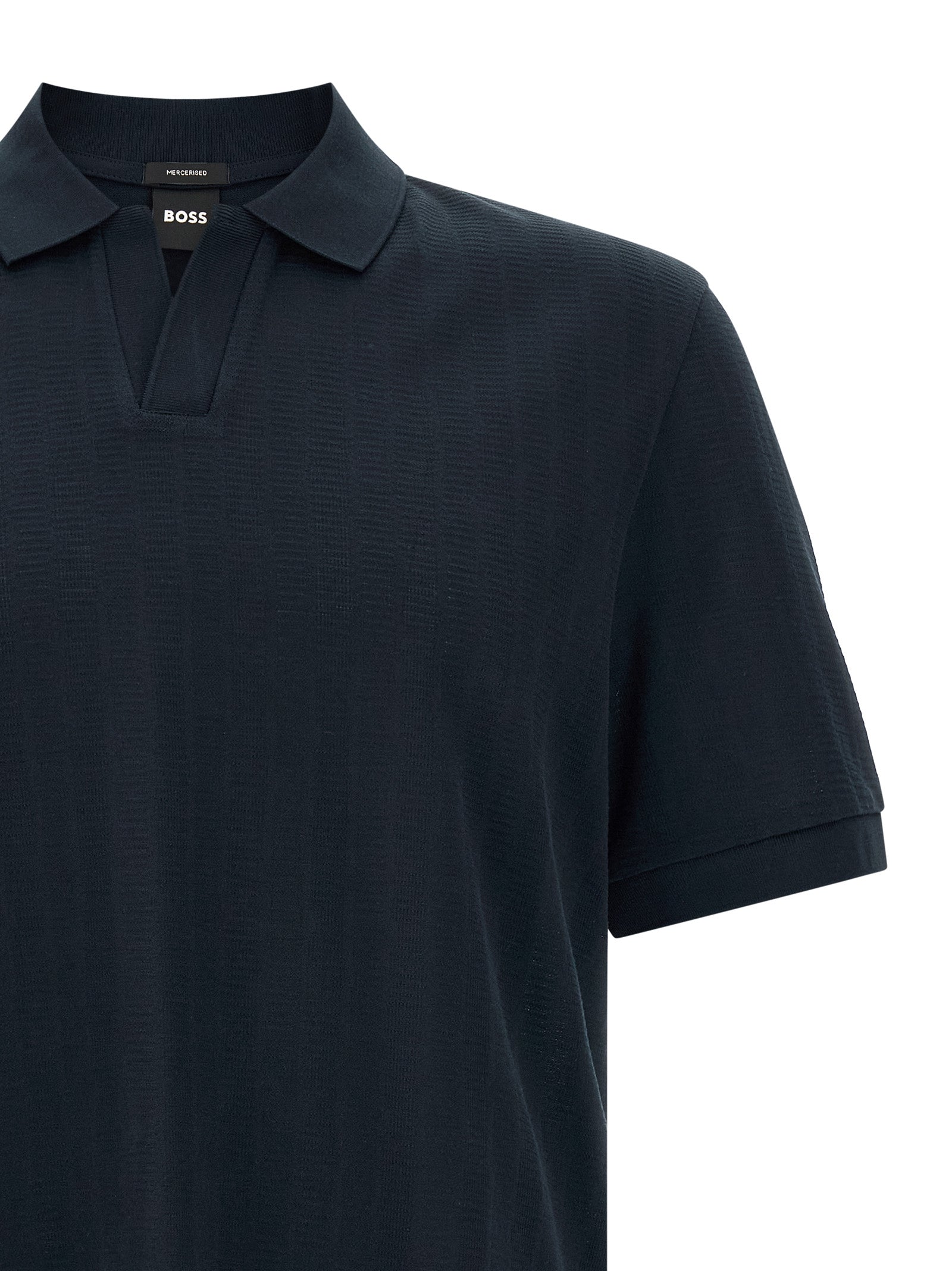 Hugo Boss Blue Cotton Polo Shirt - Timeless Luxury Essential
