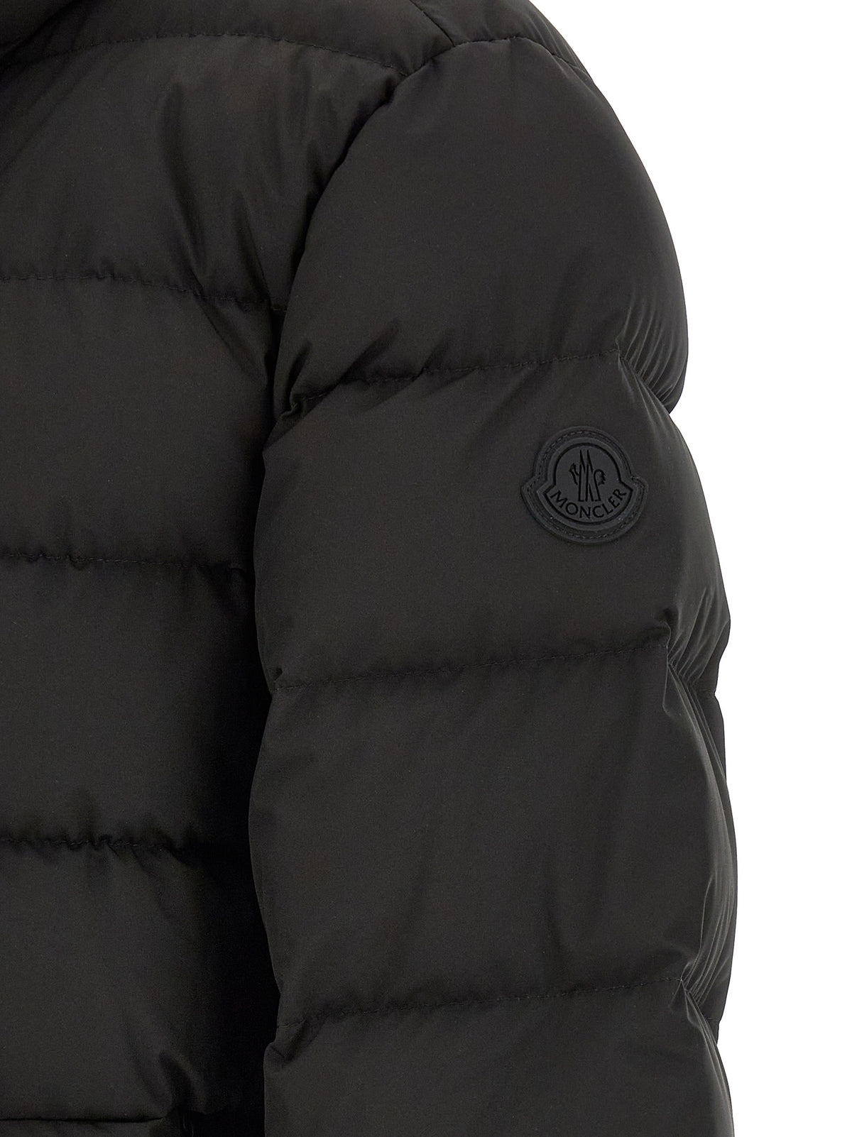 Moncler Black Polyester Full-Length Jacket - Luxury Redefined