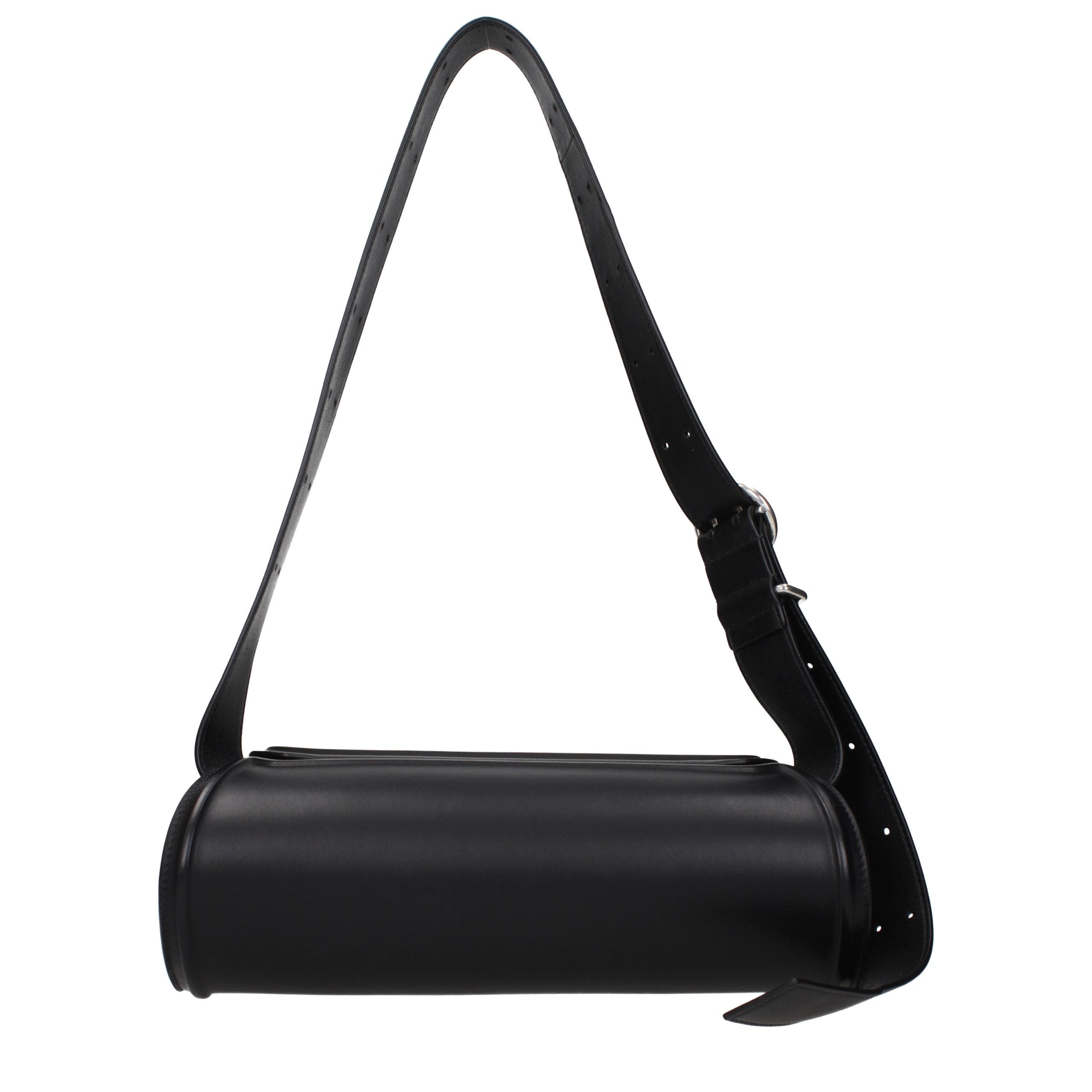 Experience the allure of the Jil Sander Black Leather Crossbody Bag, where exquisite craftsmanship meets timeless elegance, perfect for those who embody sophistication.
