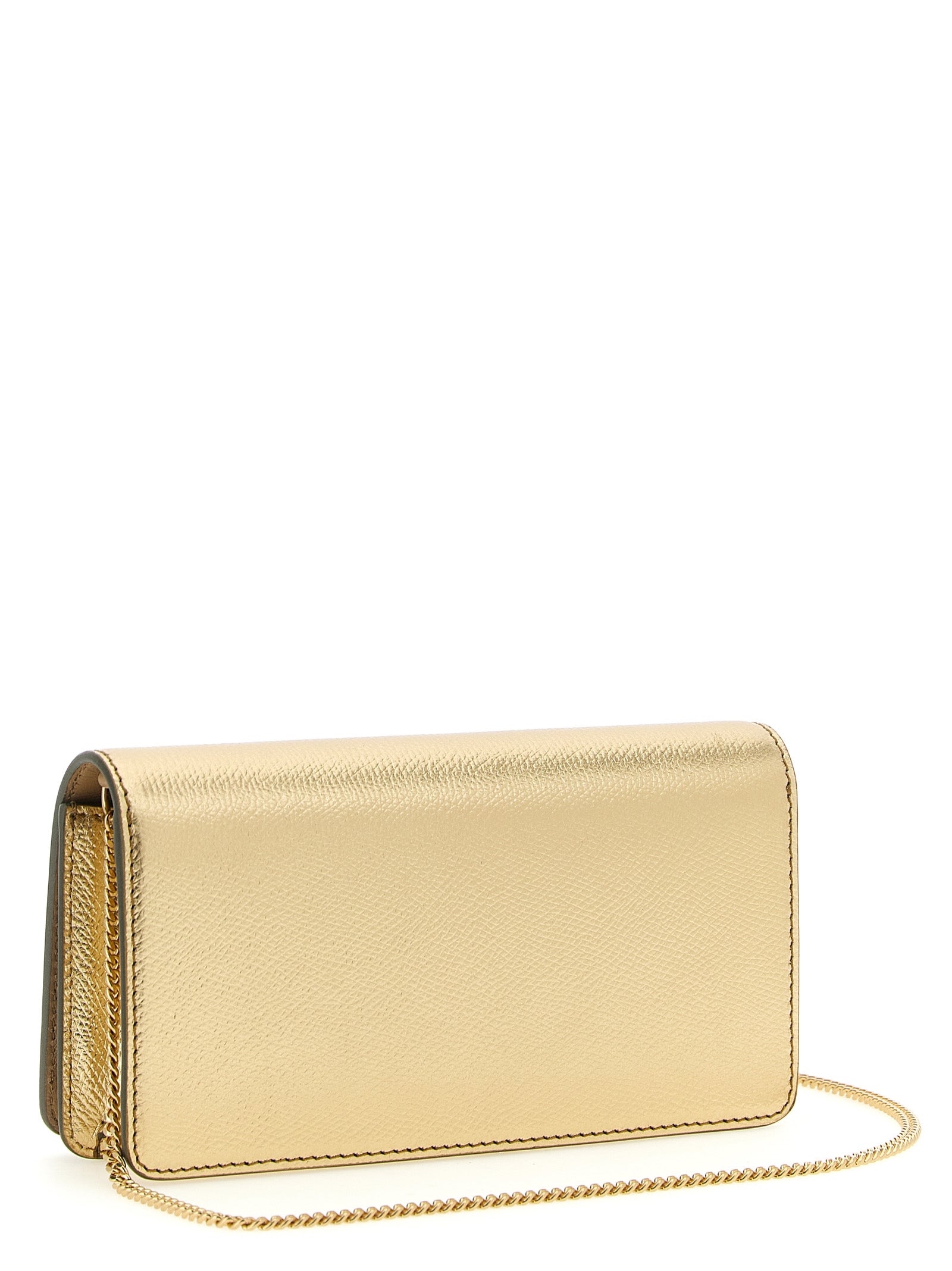 Valentino Garavani Gold Calfskin Crossbody Bag - Exquisite Luxury