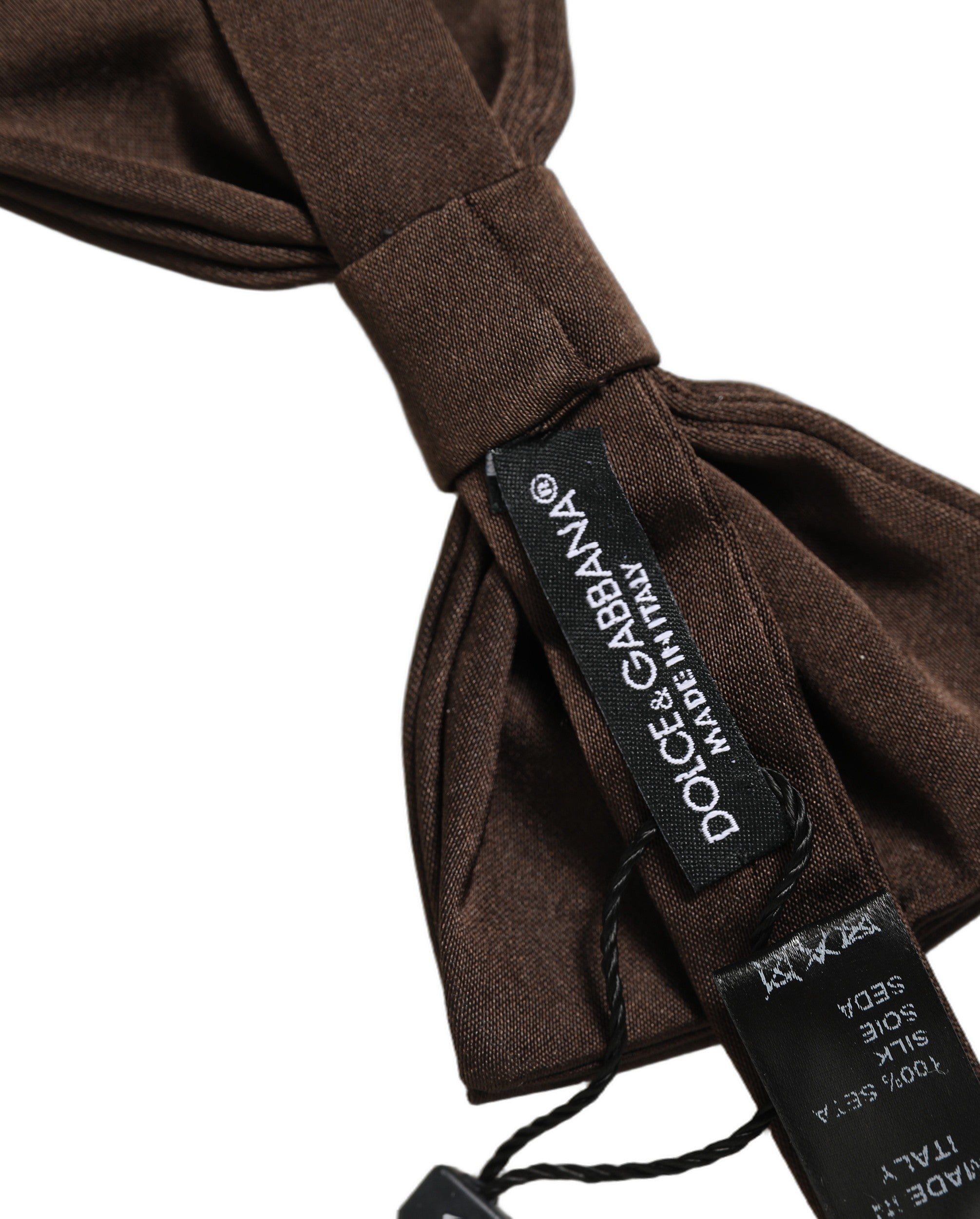 Dolce & Gabbana Silk Bow Tie - Exquisite Italian Craftsmanship