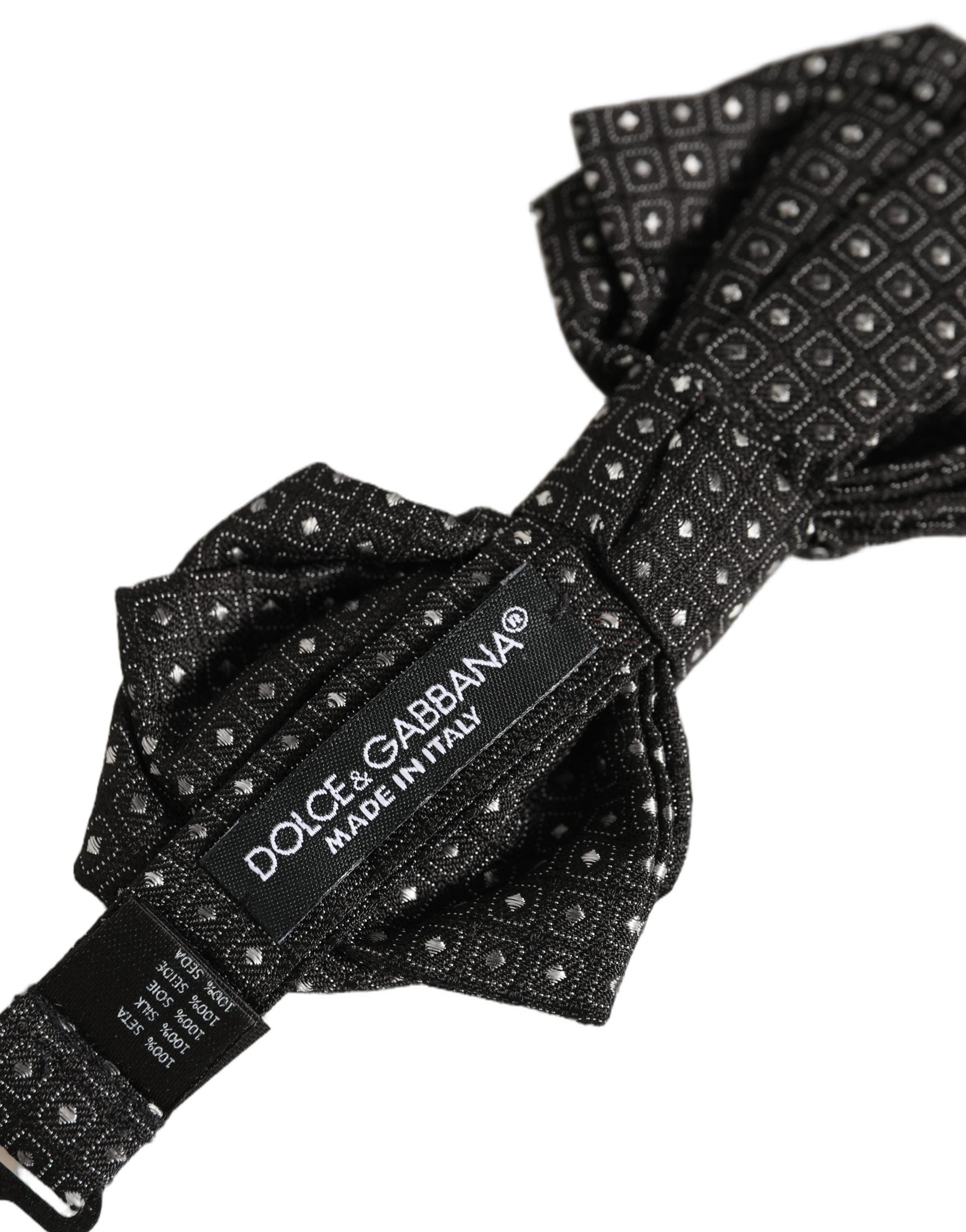 Dolce & Gabbana Polka Dot Silk Bow Tie - Exquisite Luxury Accessory