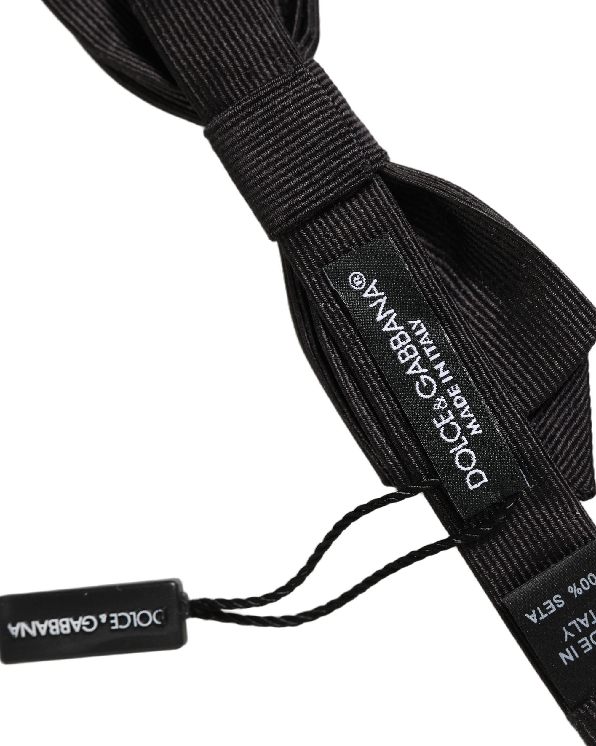 Dolce & Gabbana Silk Bow Tie - Exquisite Italian Craftsmanship