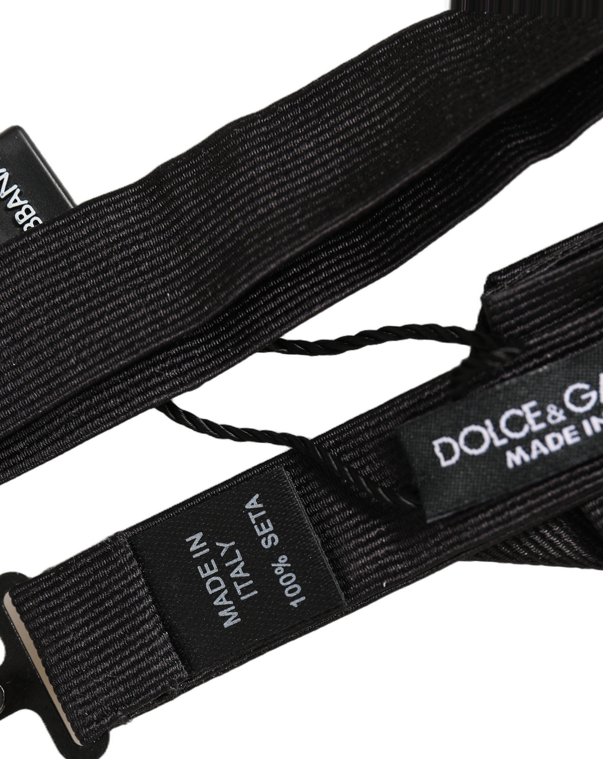 Dolce & Gabbana Silk Bow Tie - Exquisite Italian Luxury