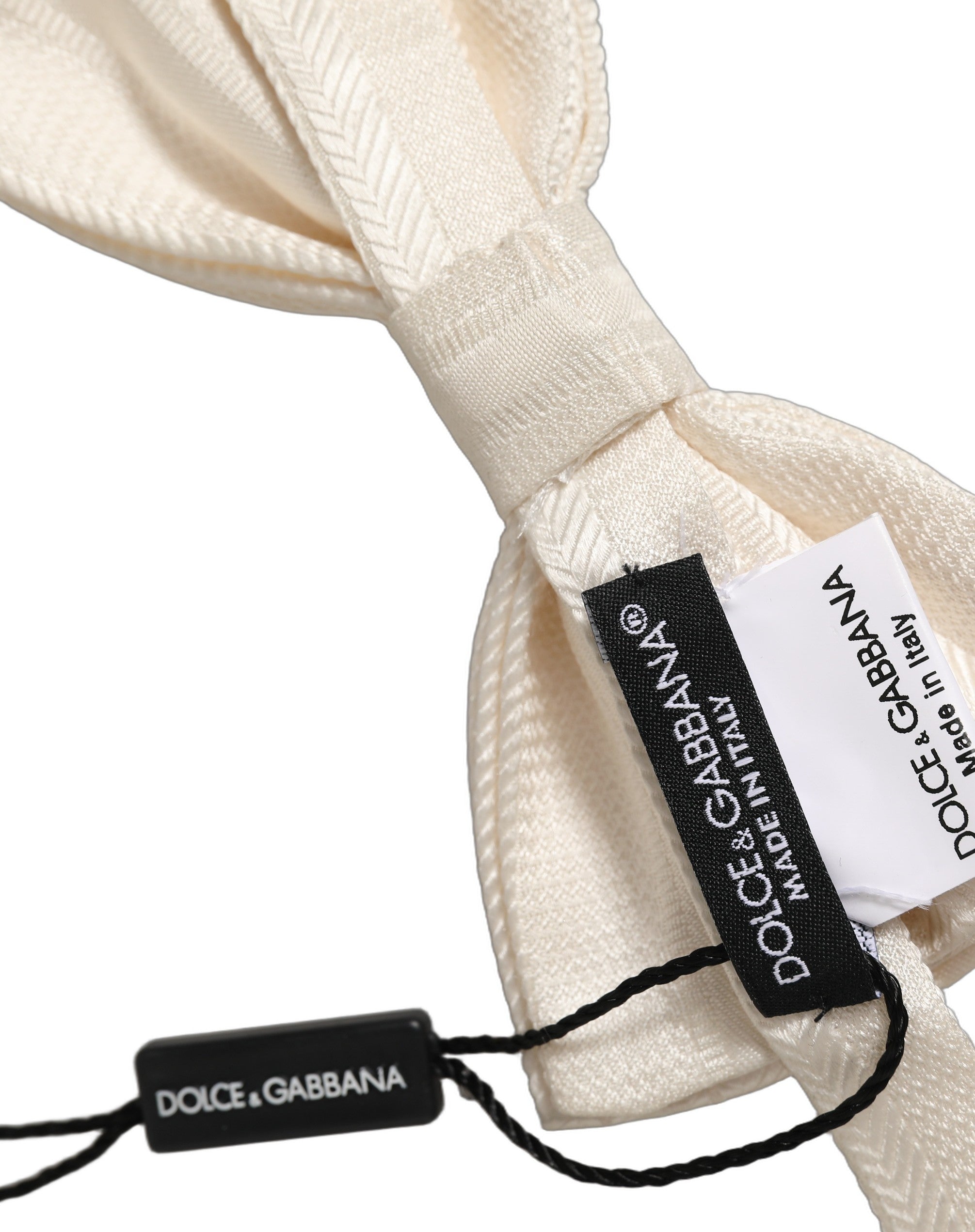 Dolce & Gabbana Silk Bow Tie - Timeless Elegance Redefined