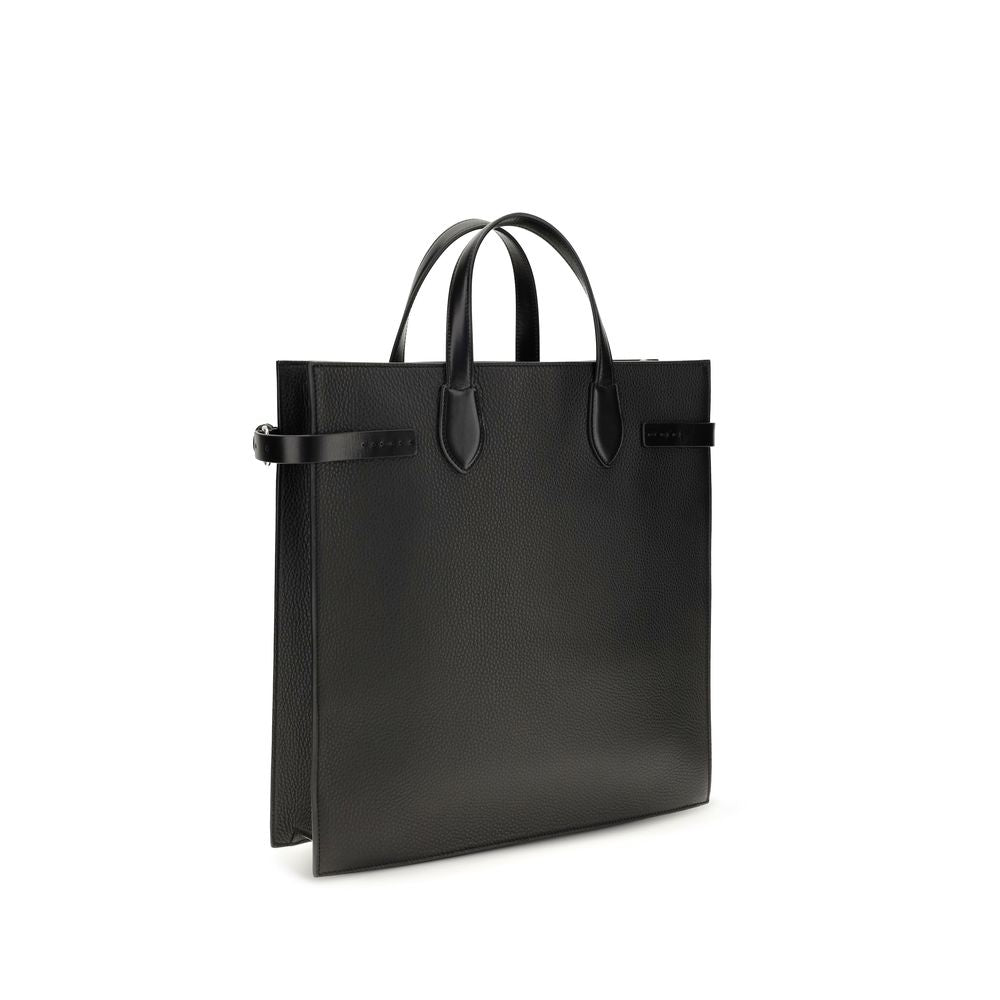 Valentino Garavani Black Calf Leather Shoulder Bag - Timeless Elegance