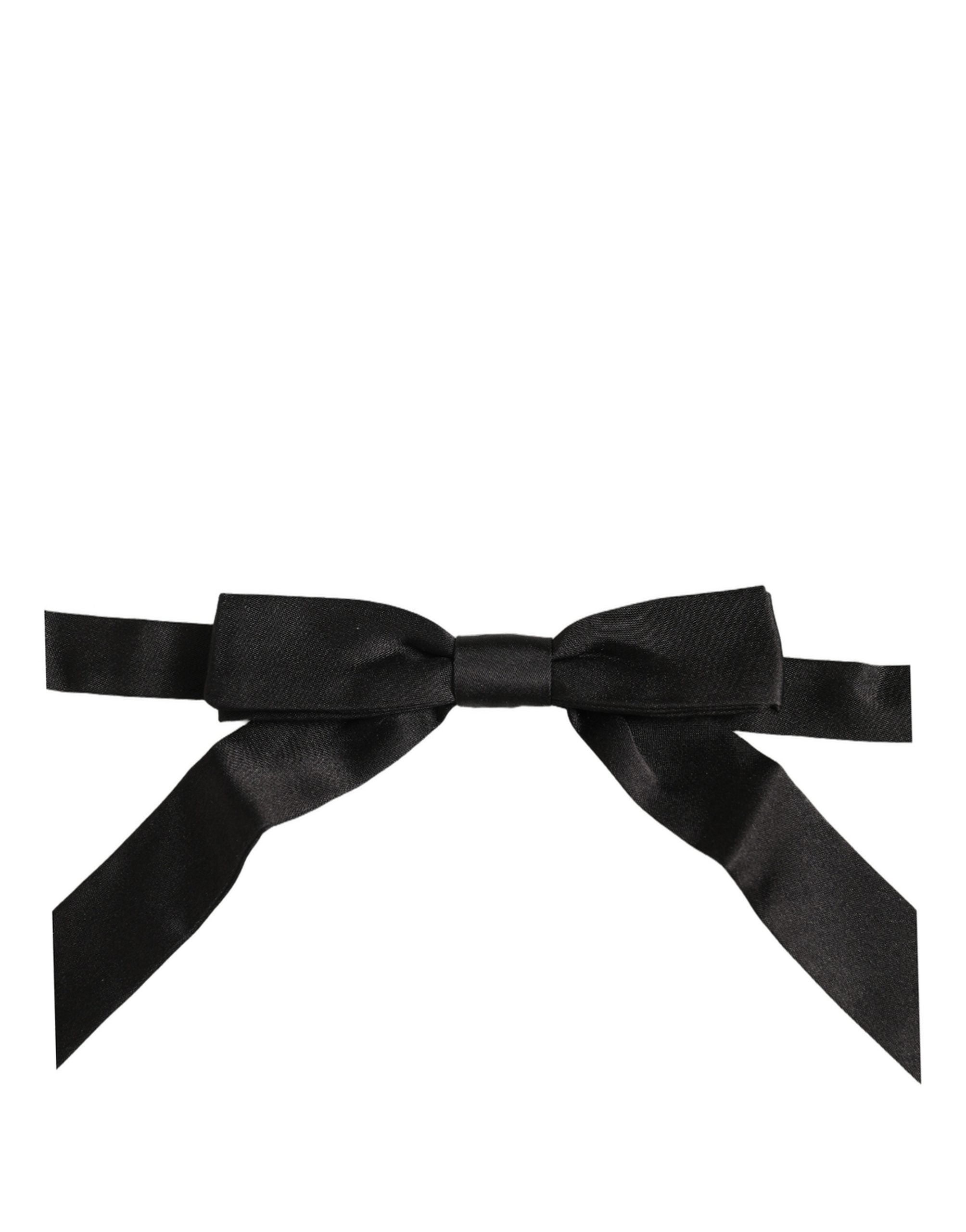 Dolce & Gabbana Silk Bow Tie - Timeless Luxury Accessory