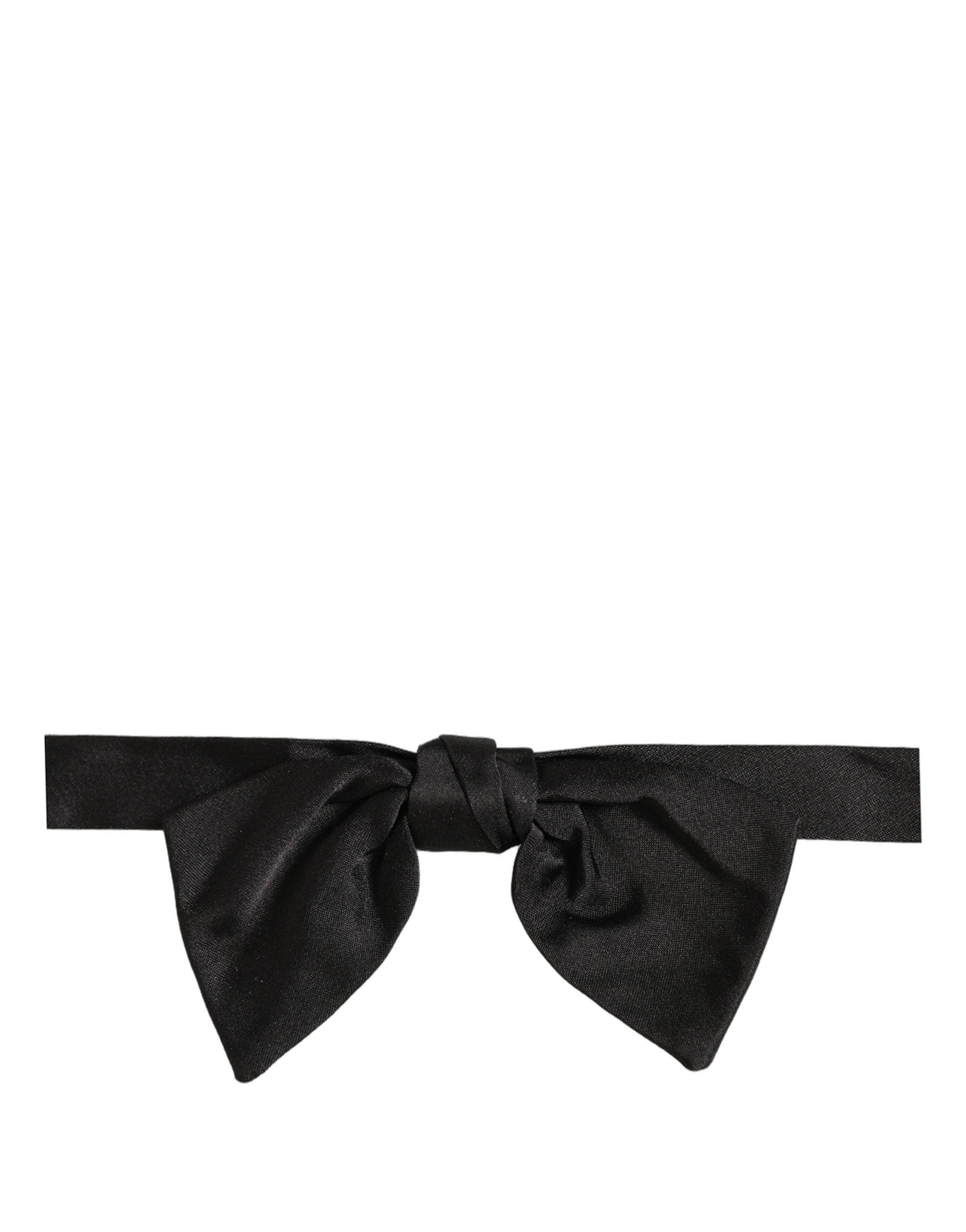 Dolce & Gabbana Silk Bow Tie - Timeless Elegance for All Occasions