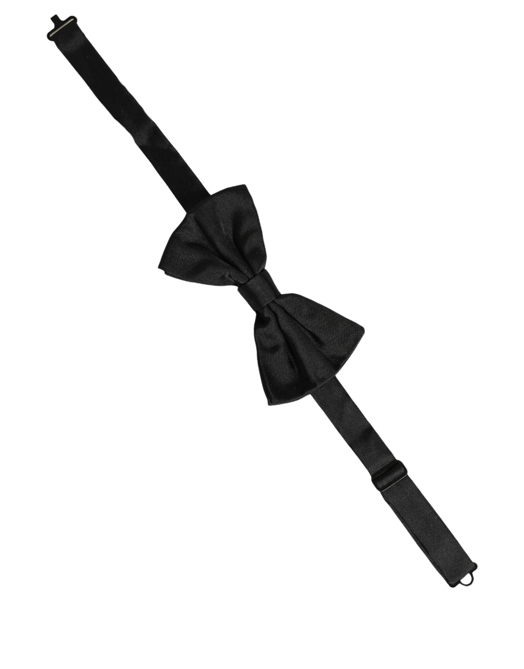 Dolce & Gabbana Silk Butterfly Bow Tie - Timeless Luxury Accessory