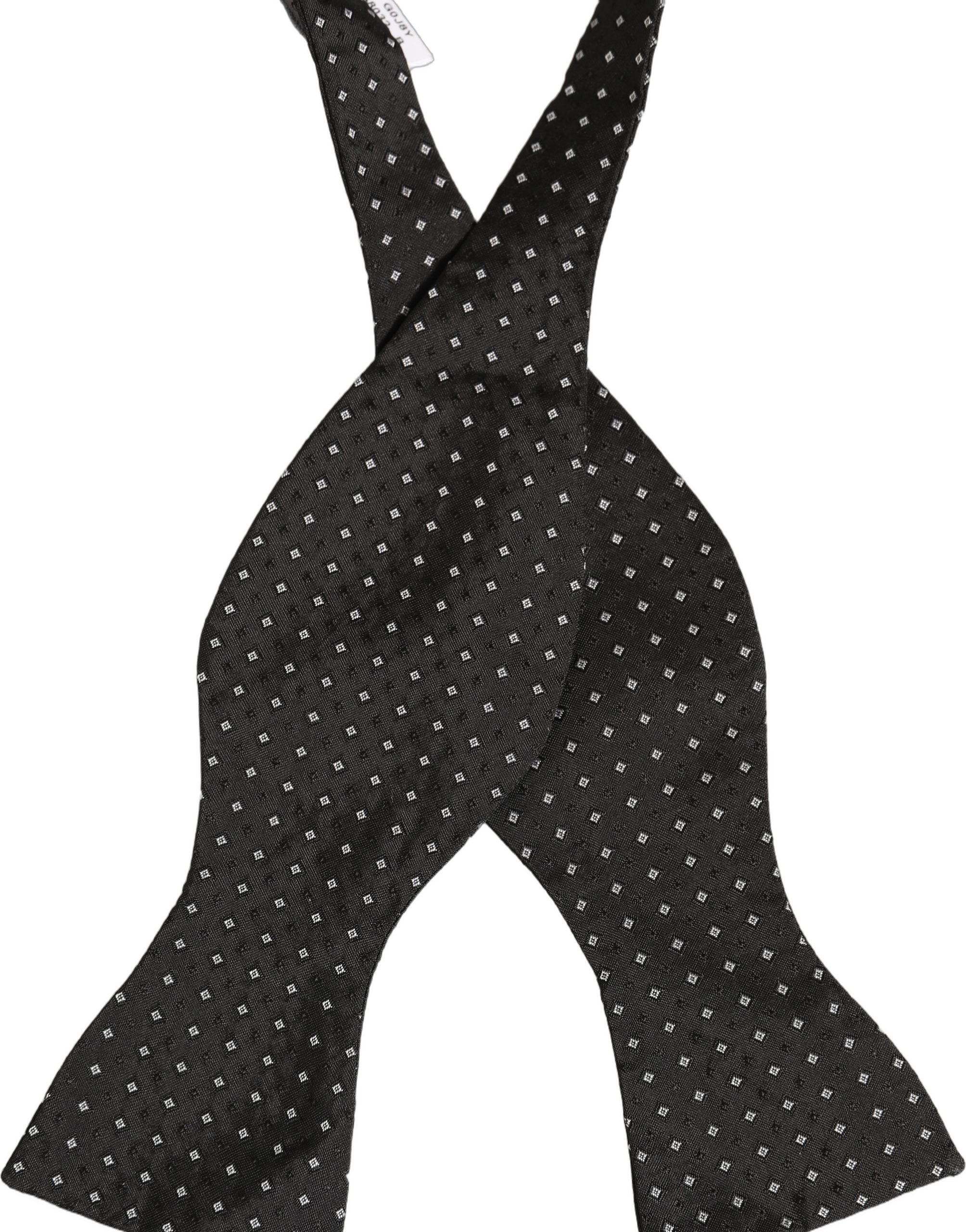Dolce & Gabbana Polka Dot Silk Bow Tie - Timeless Elegance