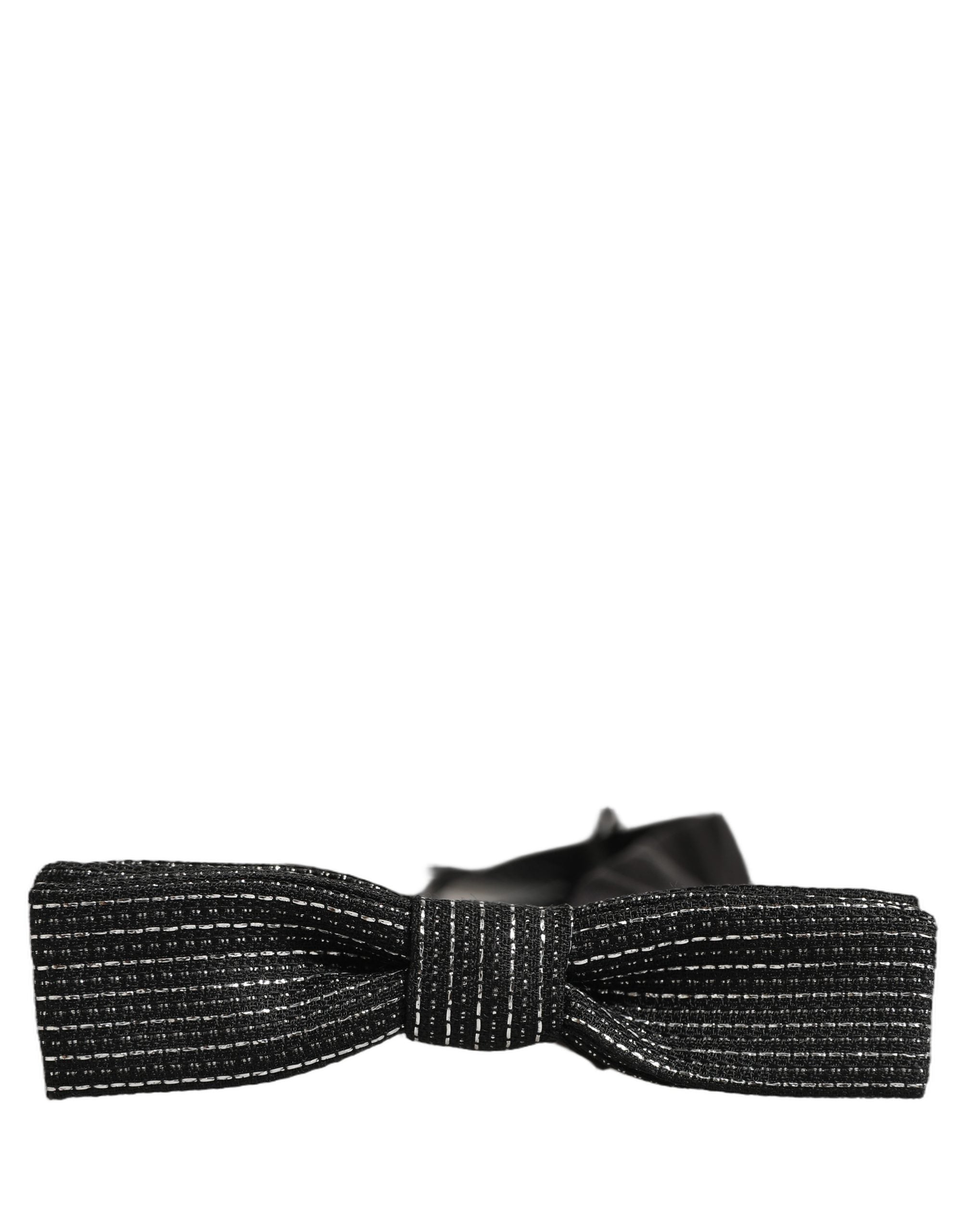Dolce & Gabbana Ribbed Bow Tie - Timeless Luxury Accessory