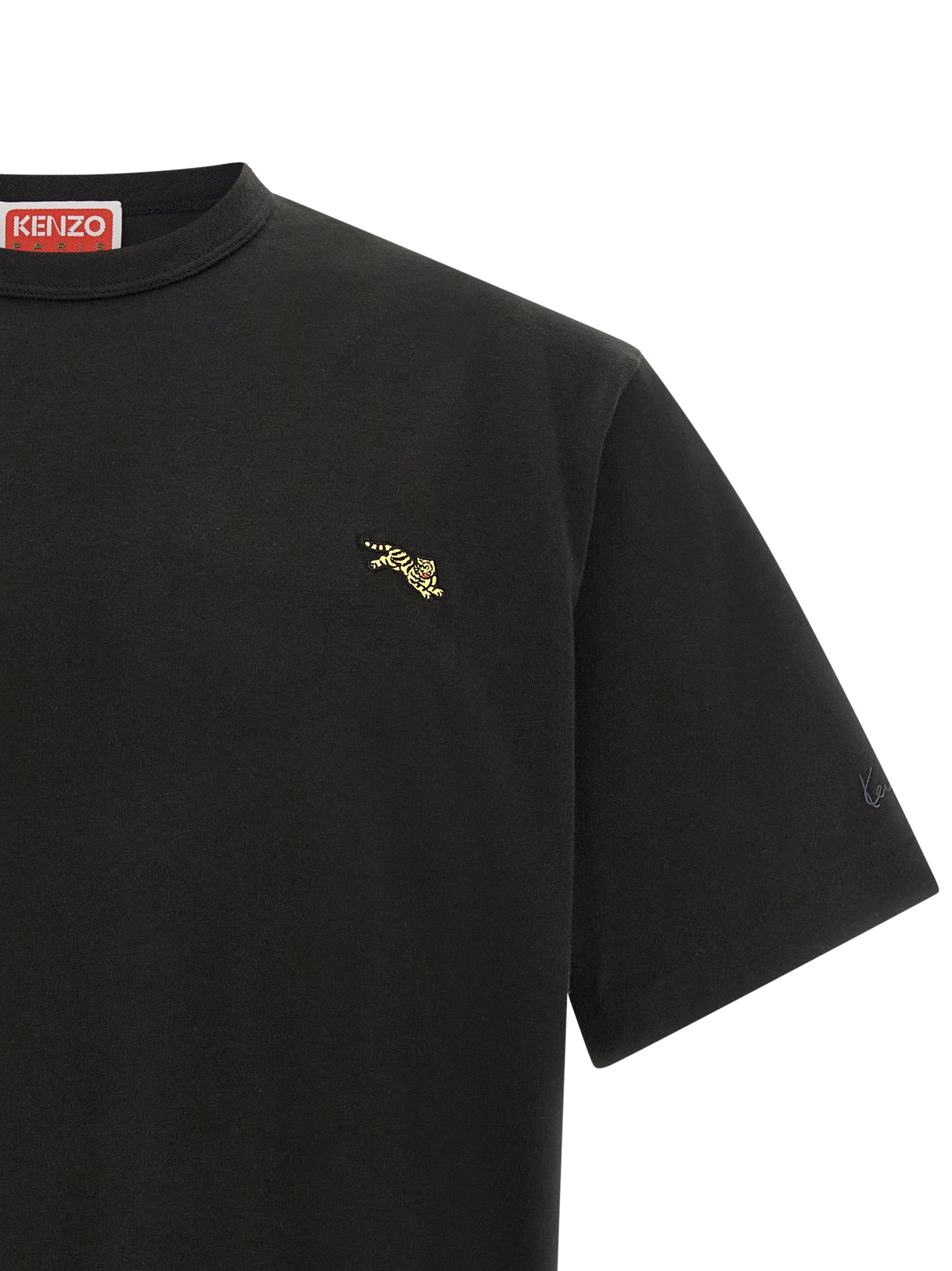 Kenzo Black Cotton T-Shirt - Elevate Your Luxe Casual Wardrobe