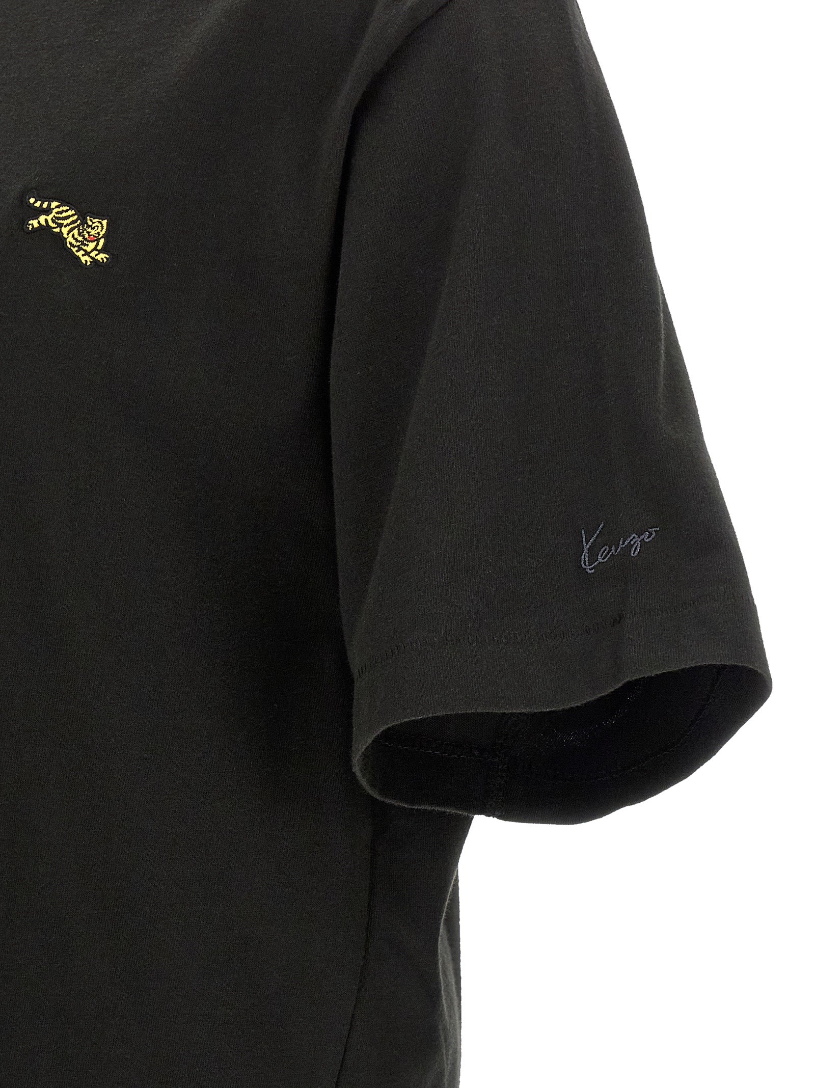 Kenzo Black Cotton T-Shirt - Elevate Your Luxe Wardrobe