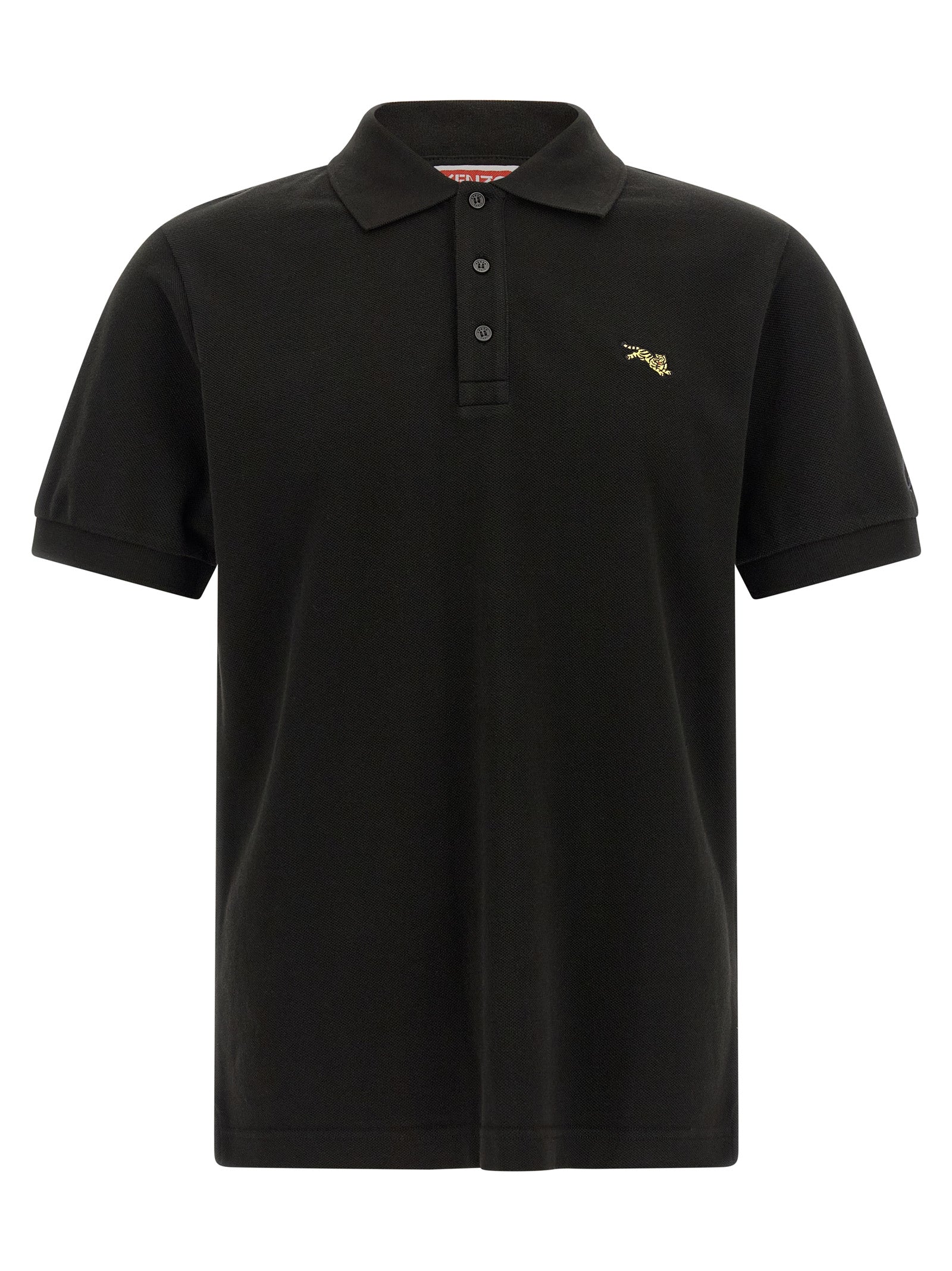 Kenzo Black Cotton Polo Shirt - Timeless Luxury Redefined