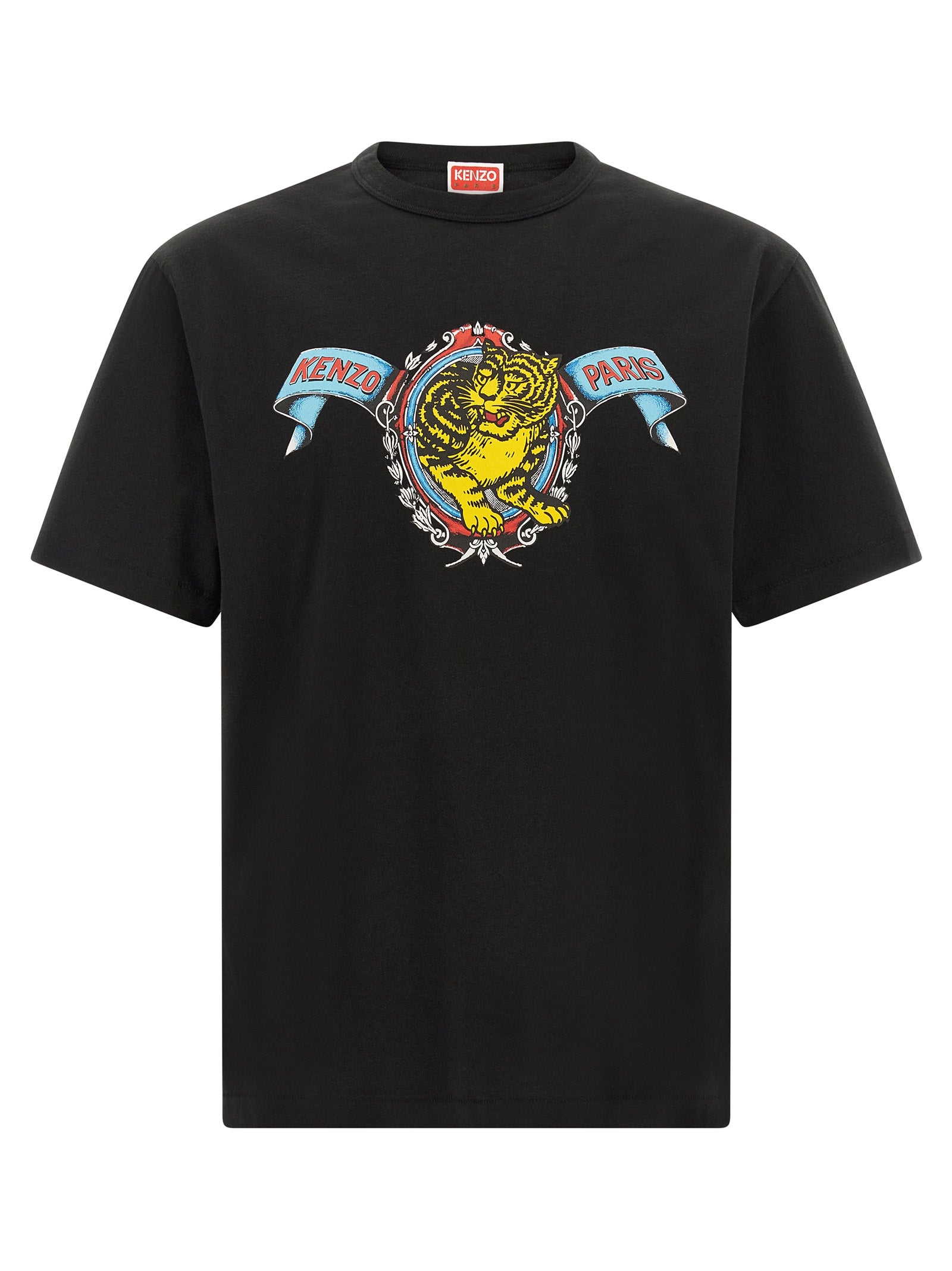Kenzo Black Cotton T-Shirt - Elevate Your Wardrobe with Luxury