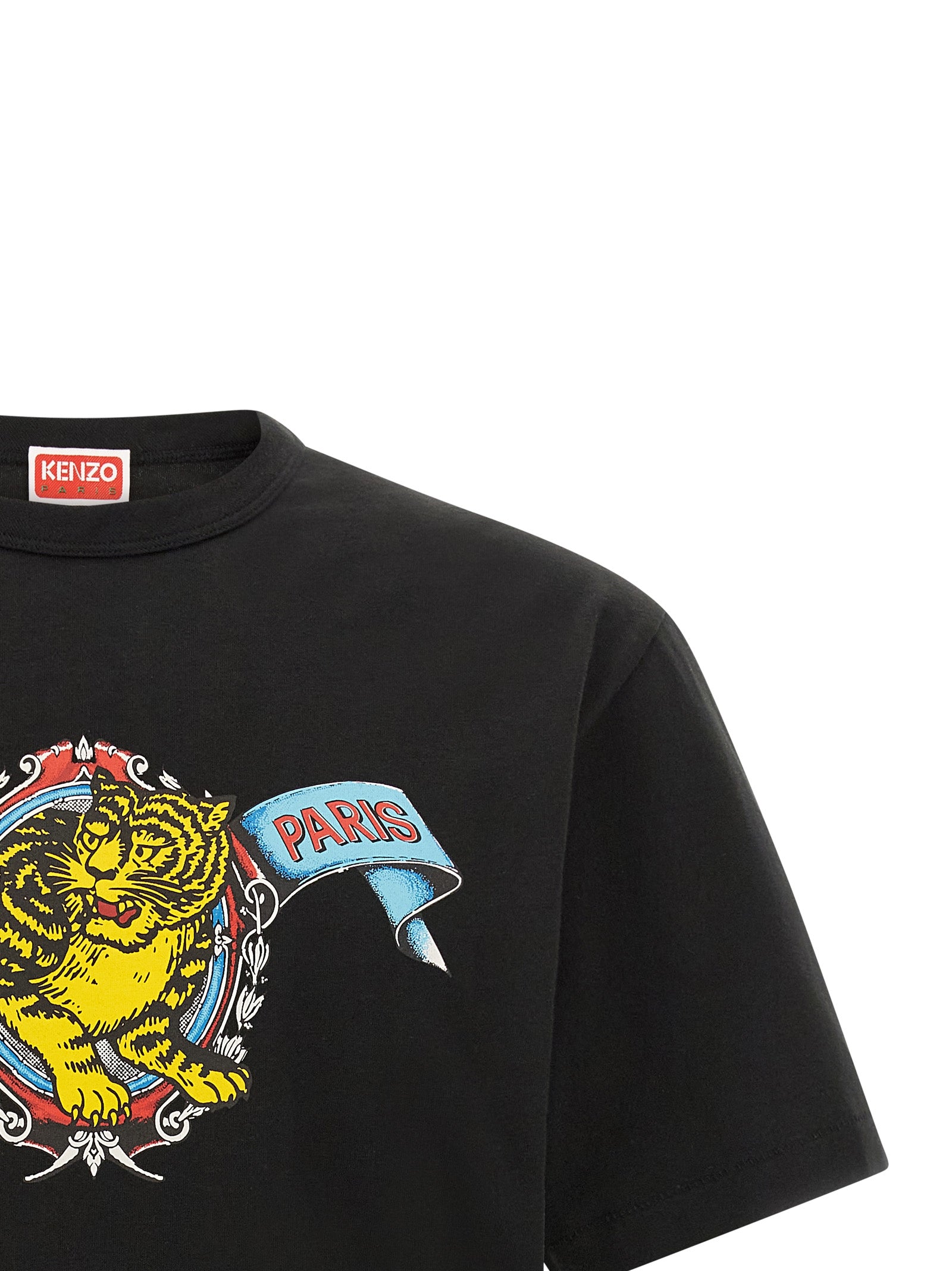 Kenzo Black Cotton T-Shirt - Elevate Your Wardrobe with Luxury