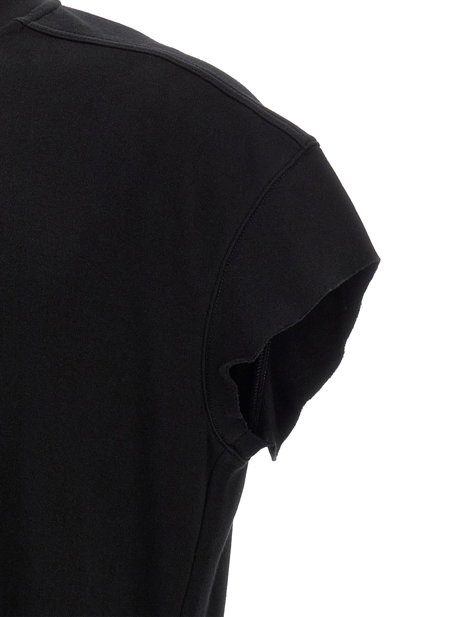Rick Owens Black Cotton T-Shirt - Elevate Your Wardrobe in Luxury