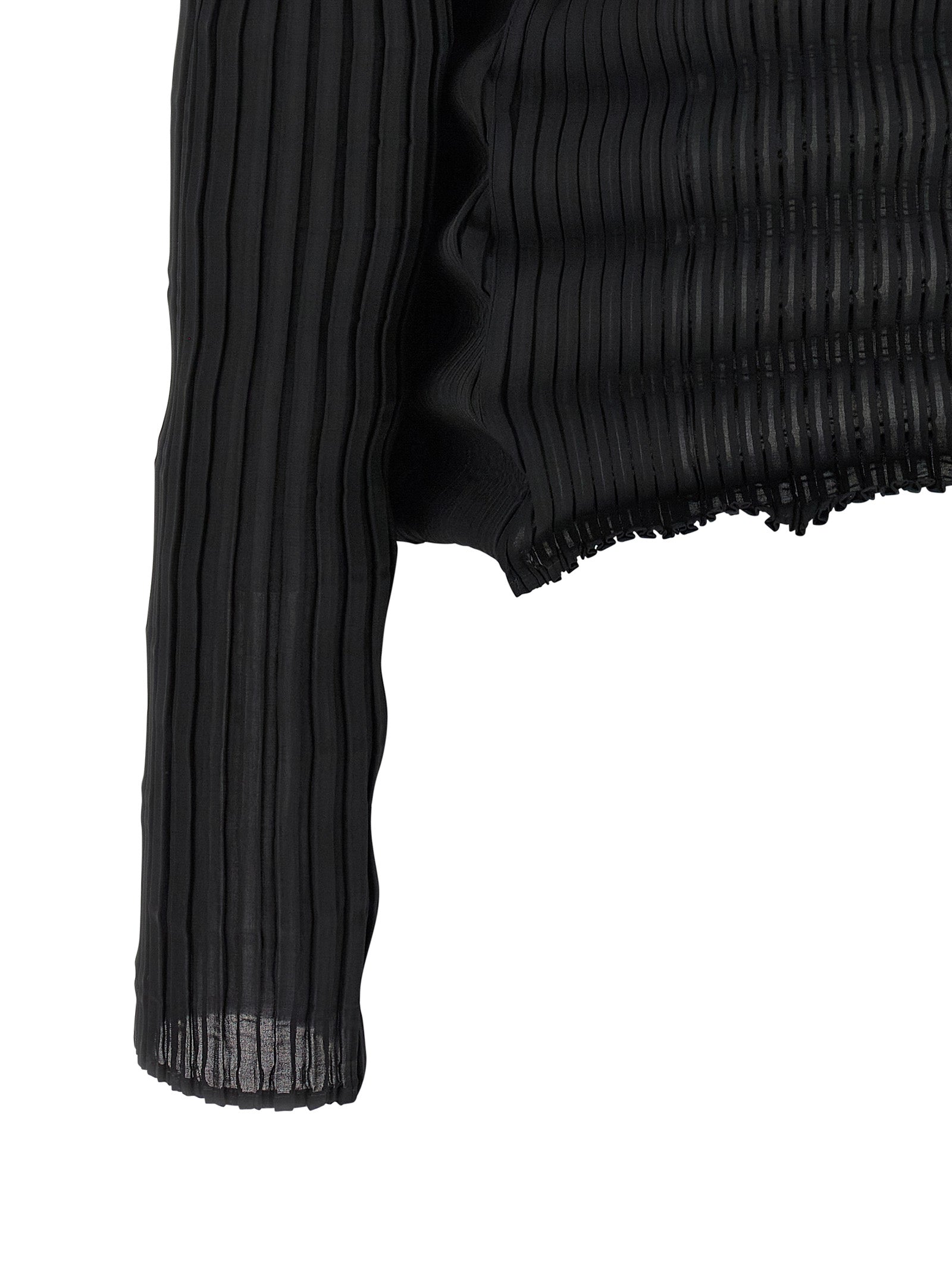 Issey Miyake Spring Pleats Cardigan - Avant-Garde Luxury Fashion