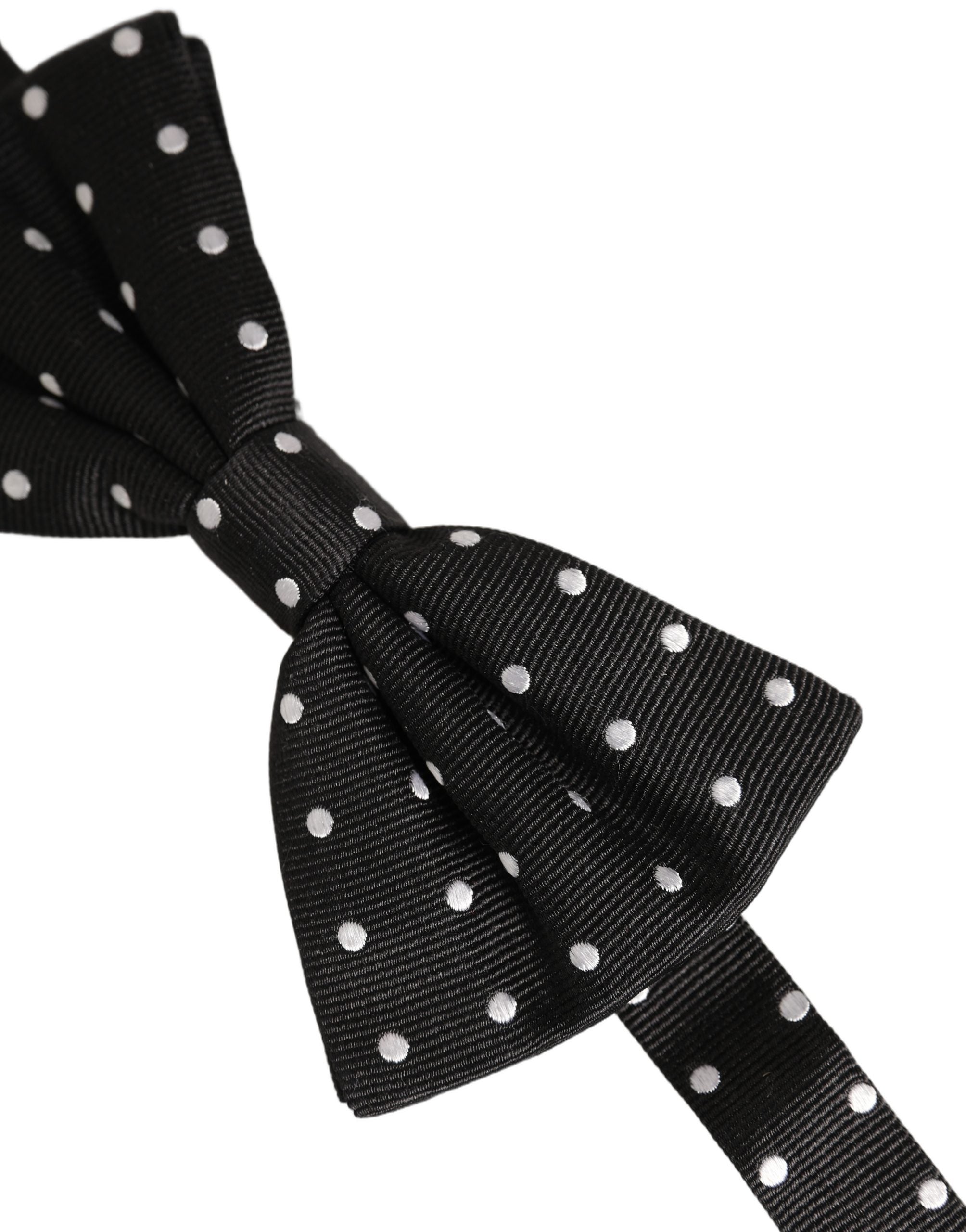 Dolce & Gabbana Silk Polka Dot Bow Tie - Timeless Elegance