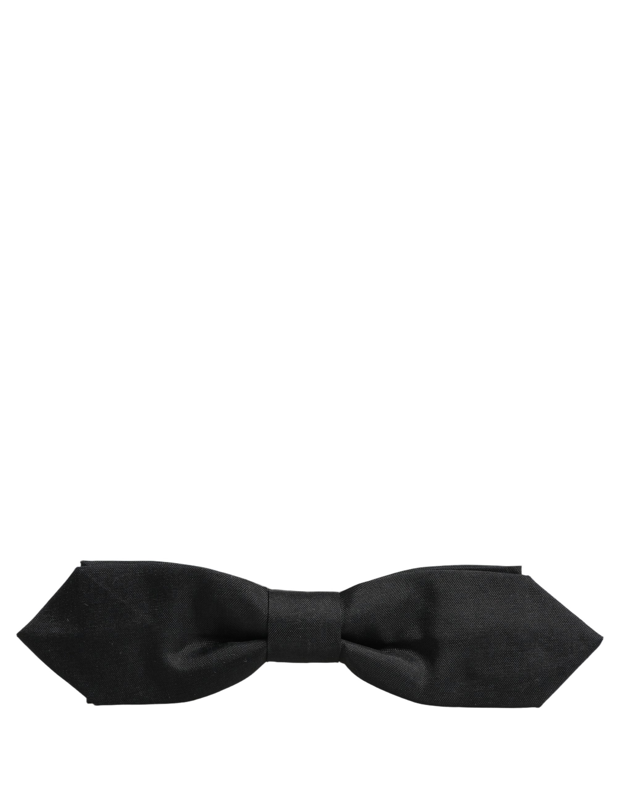 Dolce & Gabbana Black Bow Tie - Timeless Luxury Accessory