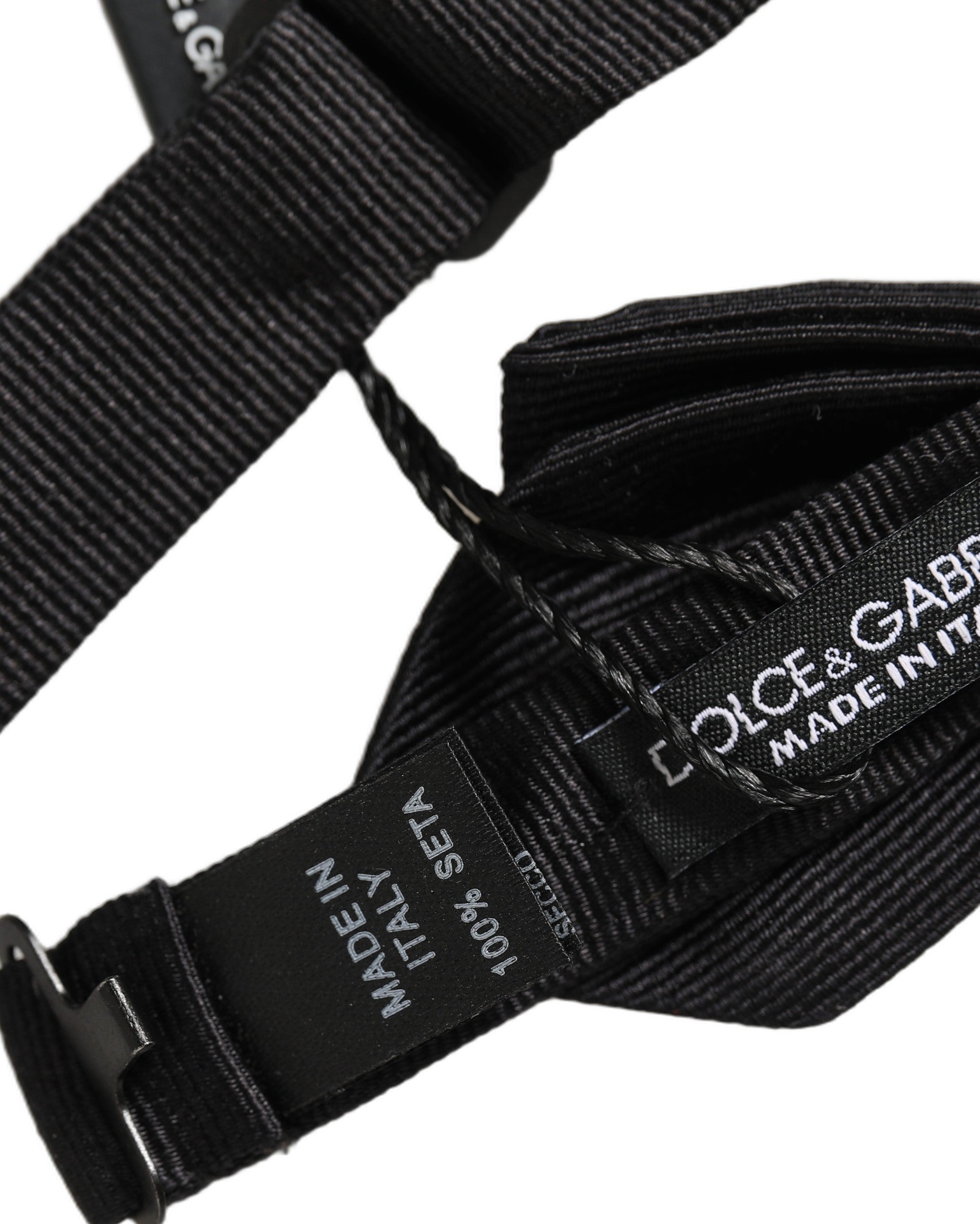 Dolce & Gabbana Silk Bow Tie - Timeless Elegance for All Occasions