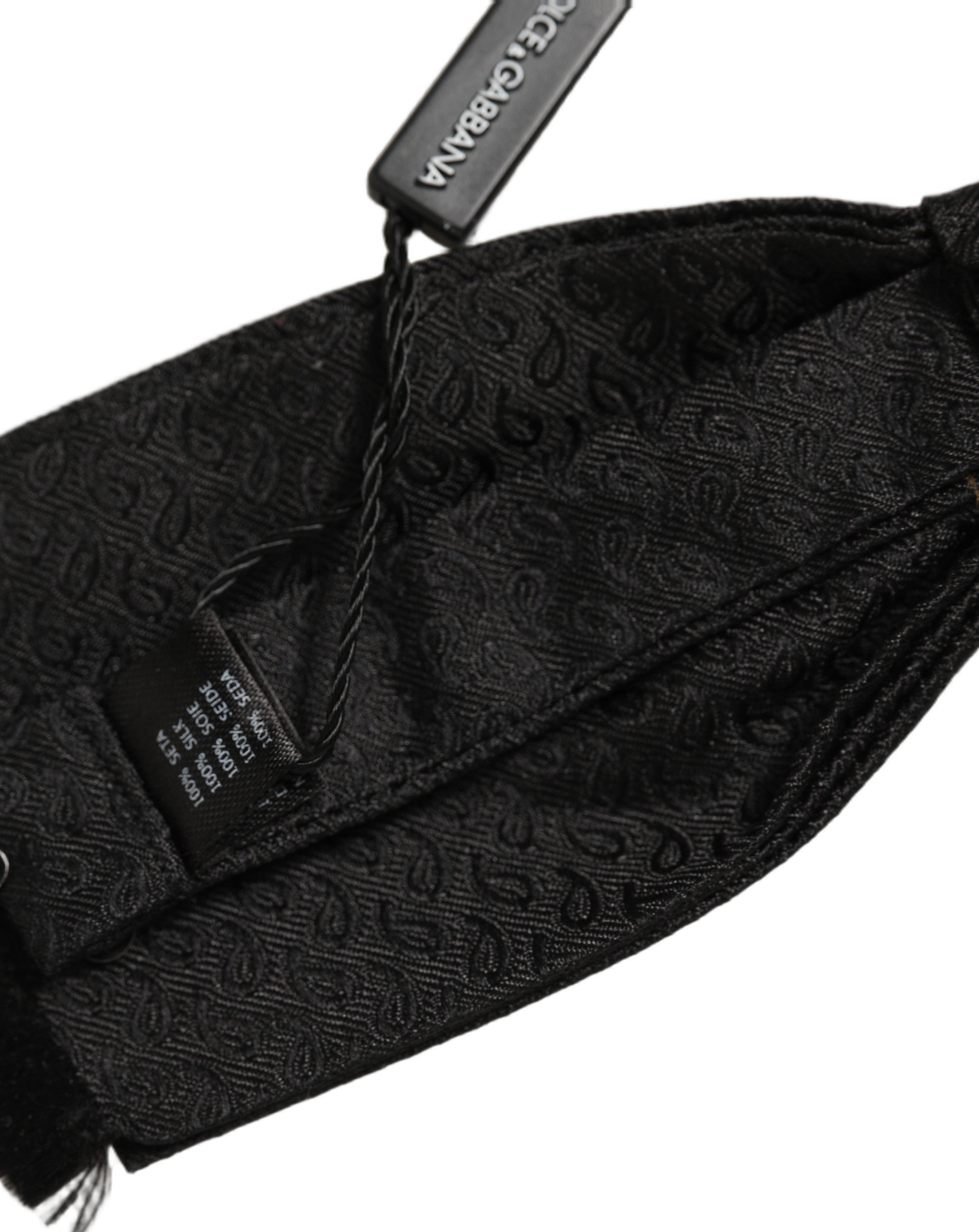 Dolce & Gabbana Silk Bow Tie - Timeless Elegance for All