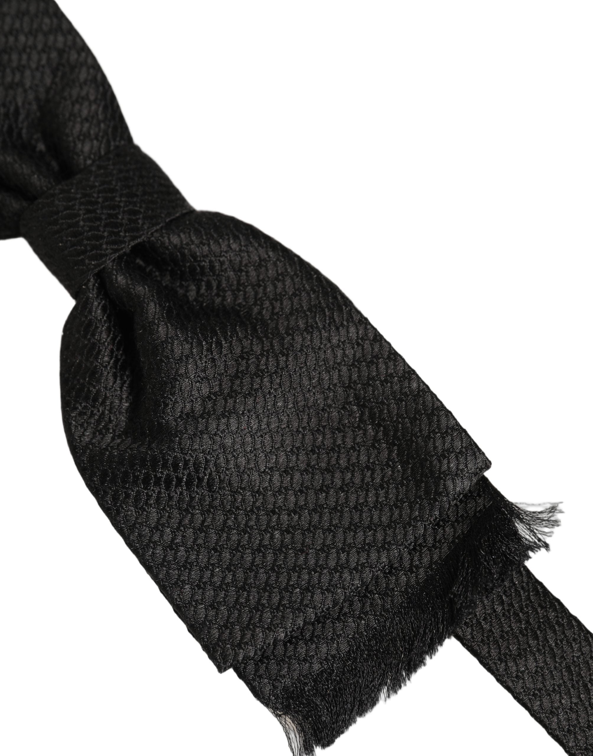 Dolce & Gabbana Silk Bow Tie - Timeless Luxury Accessory