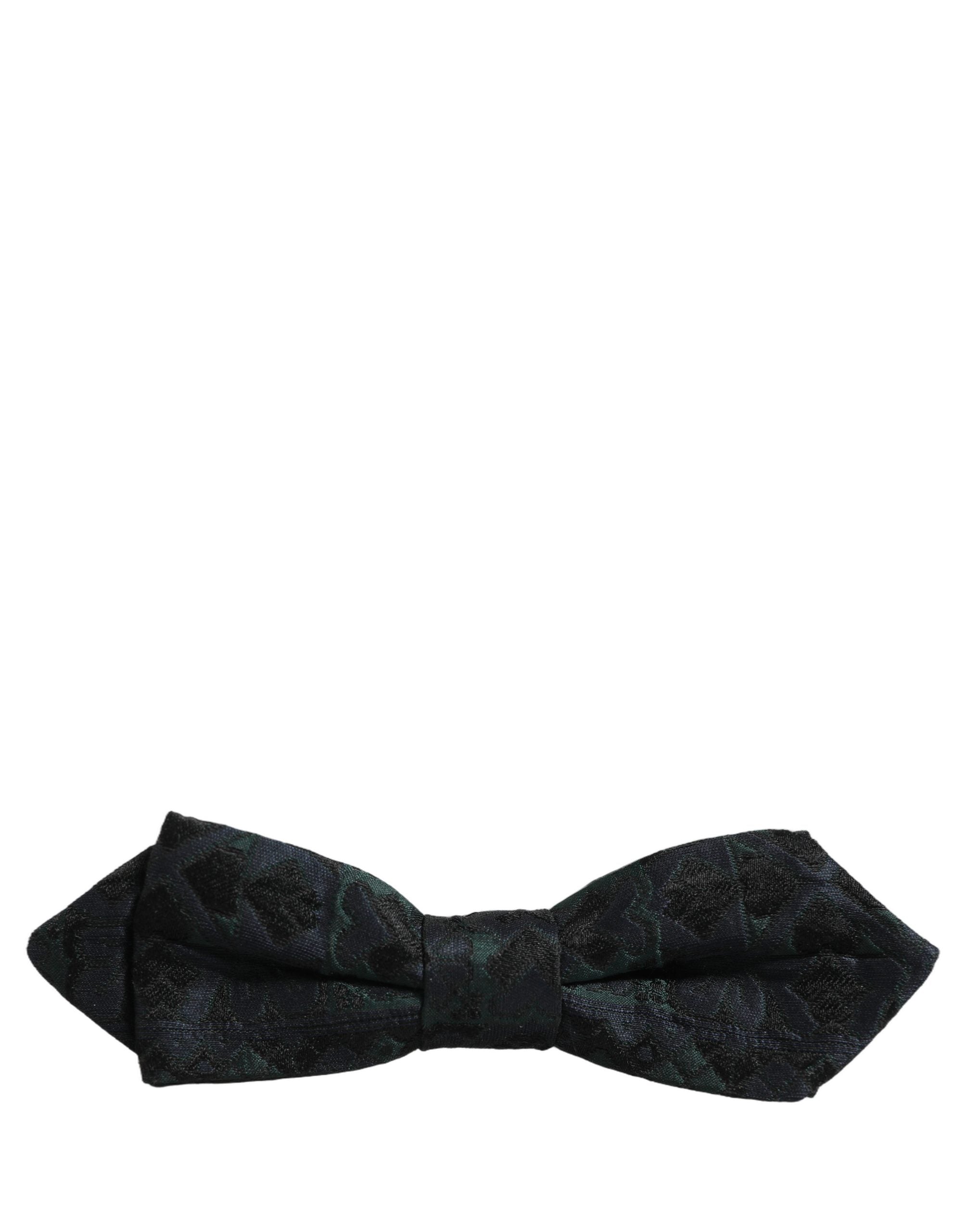 Dolce & Gabbana Silk Paisley Bow Tie for Timeless Elegance