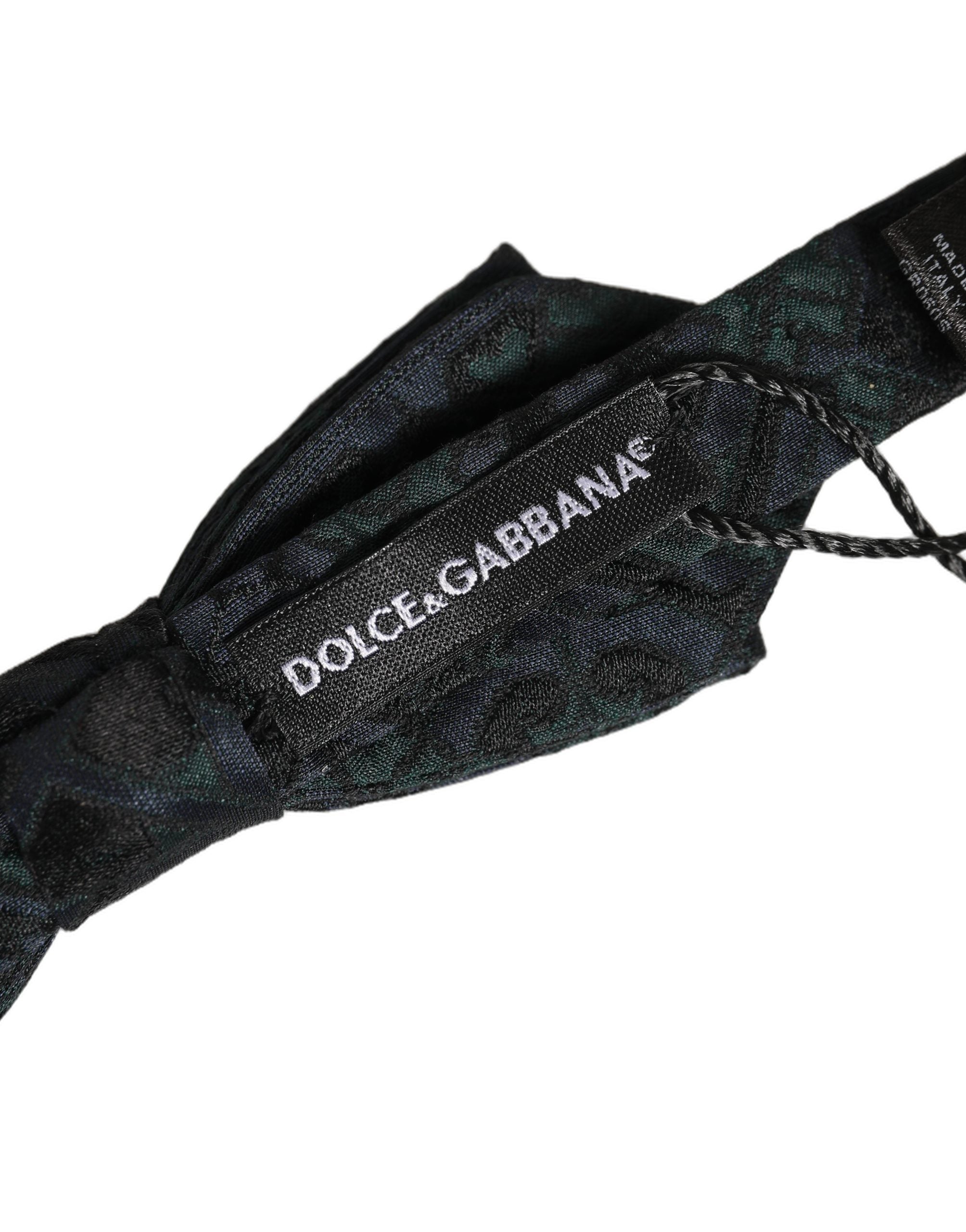 Dolce & Gabbana Silk Paisley Bow Tie - Timeless Elegance