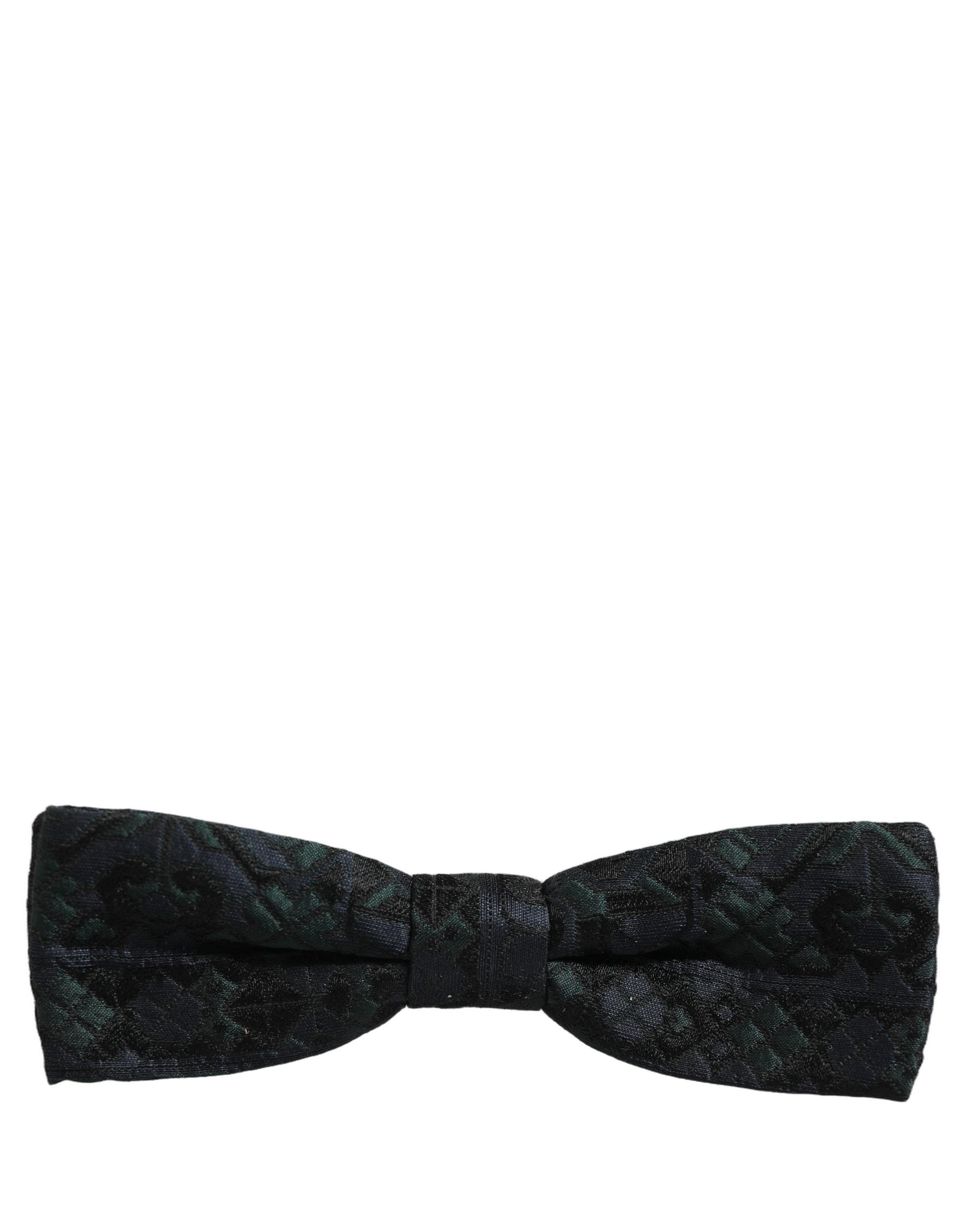 Dolce & Gabbana Silk Paisley Bow Tie - Timeless Elegance