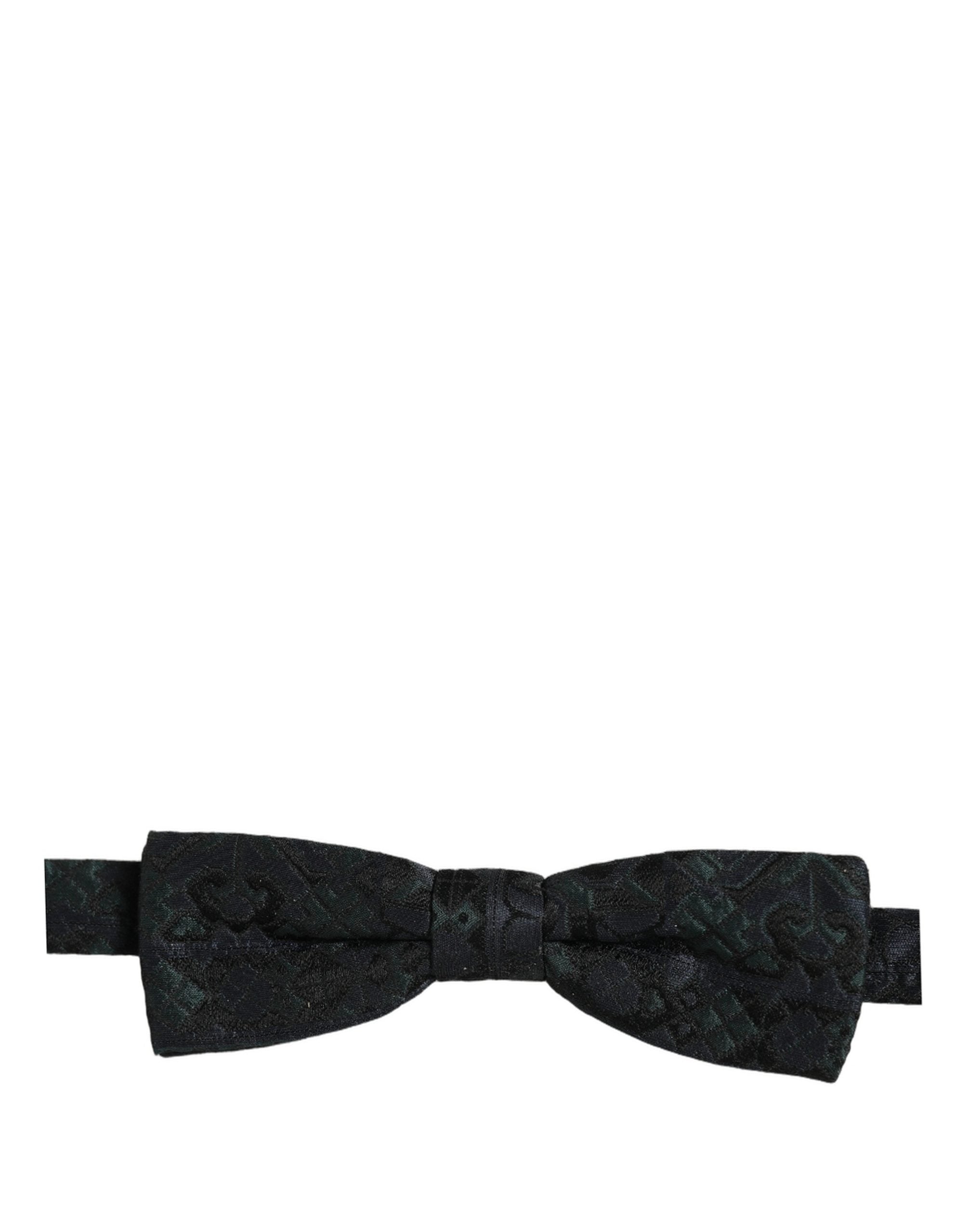 Dolce & Gabbana Silk Paisley Bow Tie - Timeless Elegance