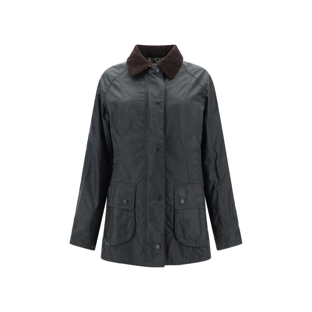 Barbour Bicolor Cotton Full-Length Jacket - Timeless Luxury Outerwear