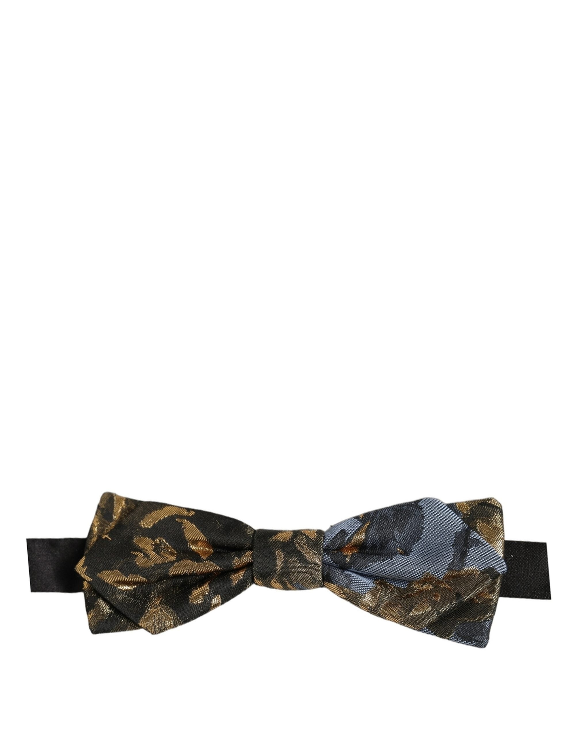 Dolce & Gabbana Multicolor Jacquard Bow Tie - Luxury Elegance