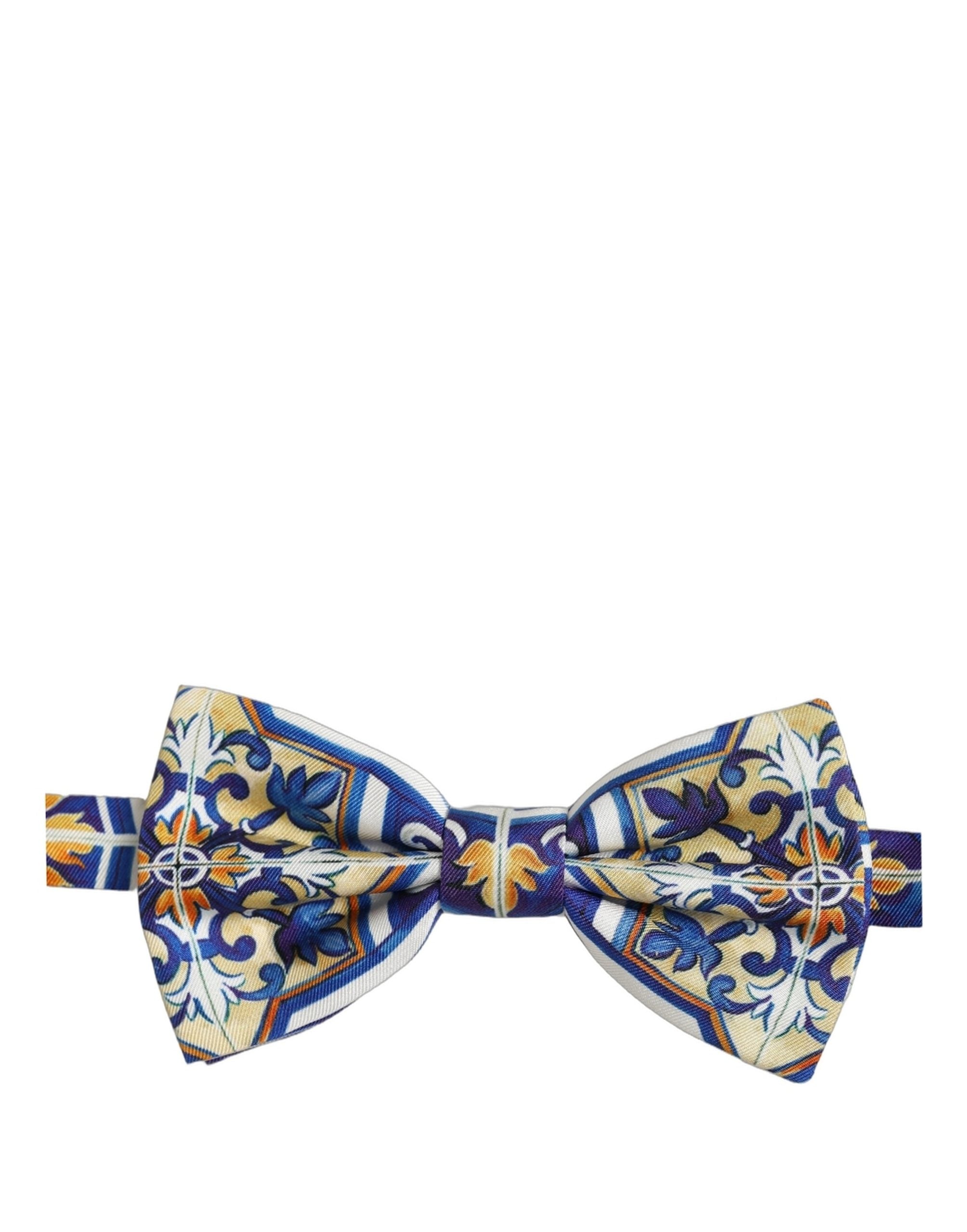 Dolce & Gabbana Multicolor Silk Bow Tie - Exquisite Luxury