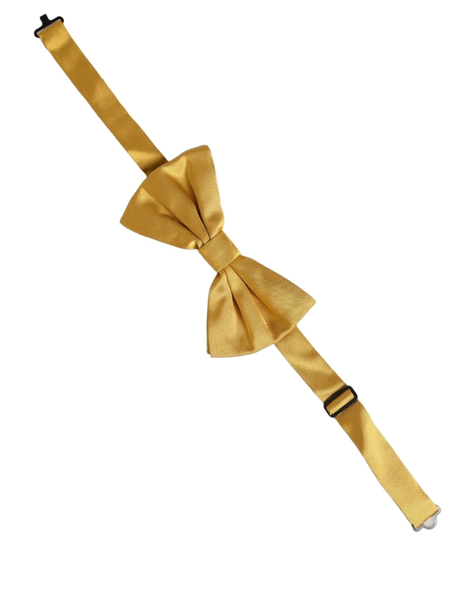 Dolce & Gabbana Silk Bow Tie - Timeless Elegance for All Occasions