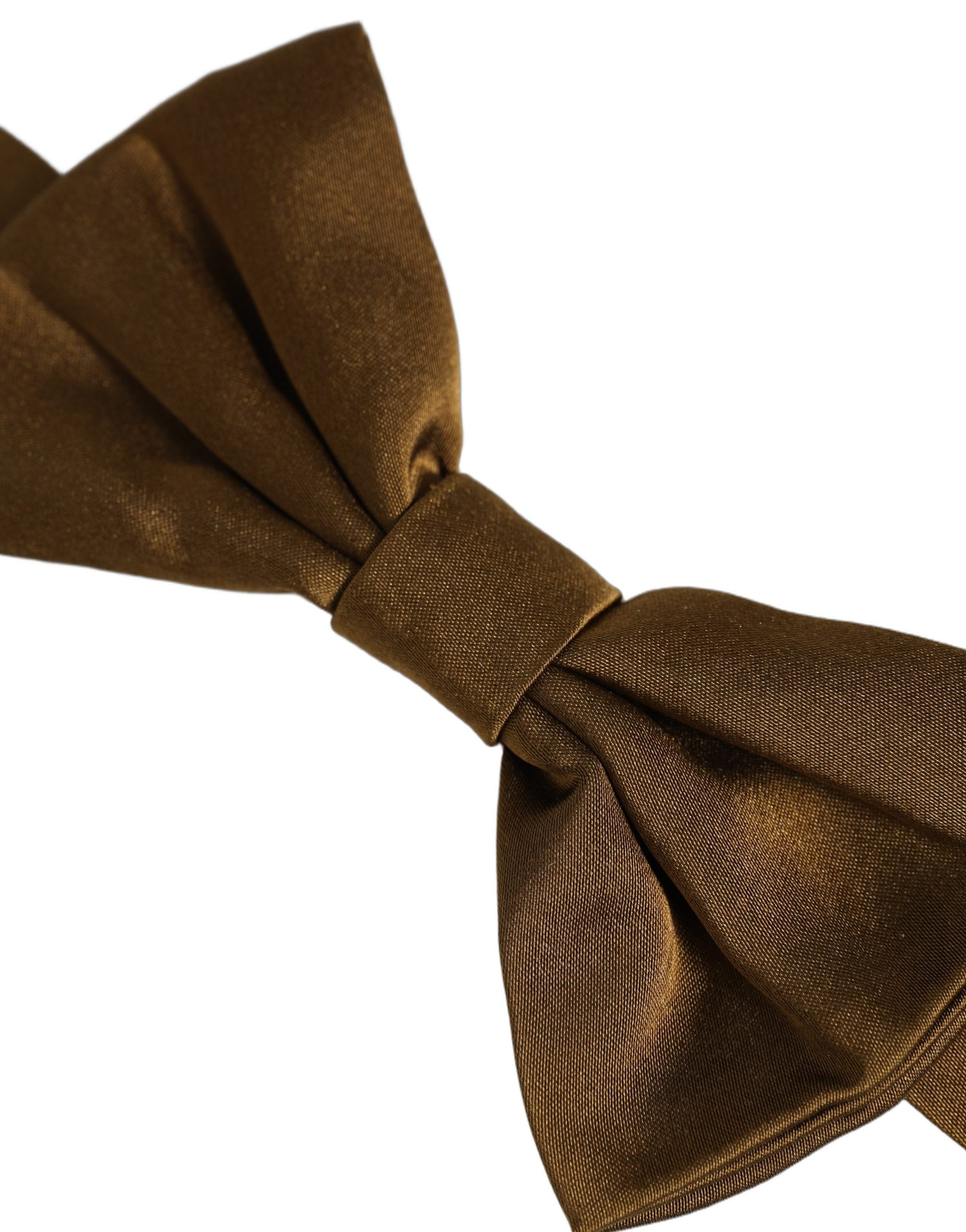Dolce & Gabbana Silk Brown Adjustable Bow Tie for Timeless Elegance