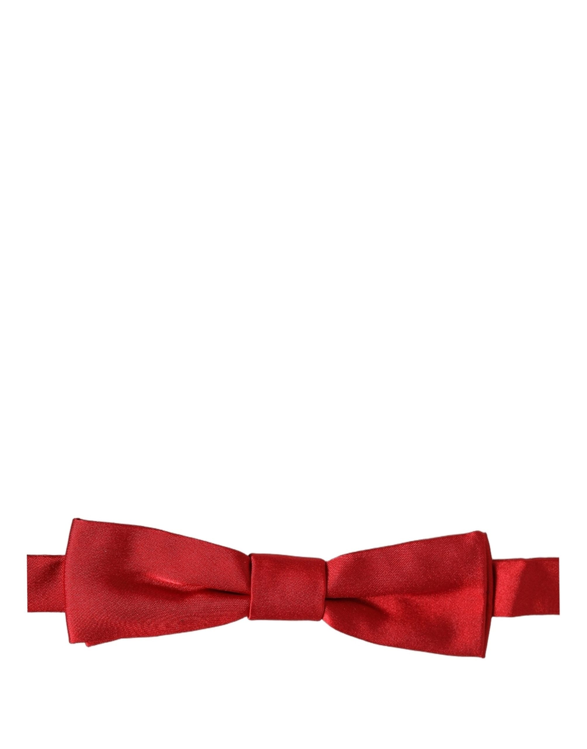 Dolce & Gabbana Silk Red Bow Tie - Timeless Elegance for All