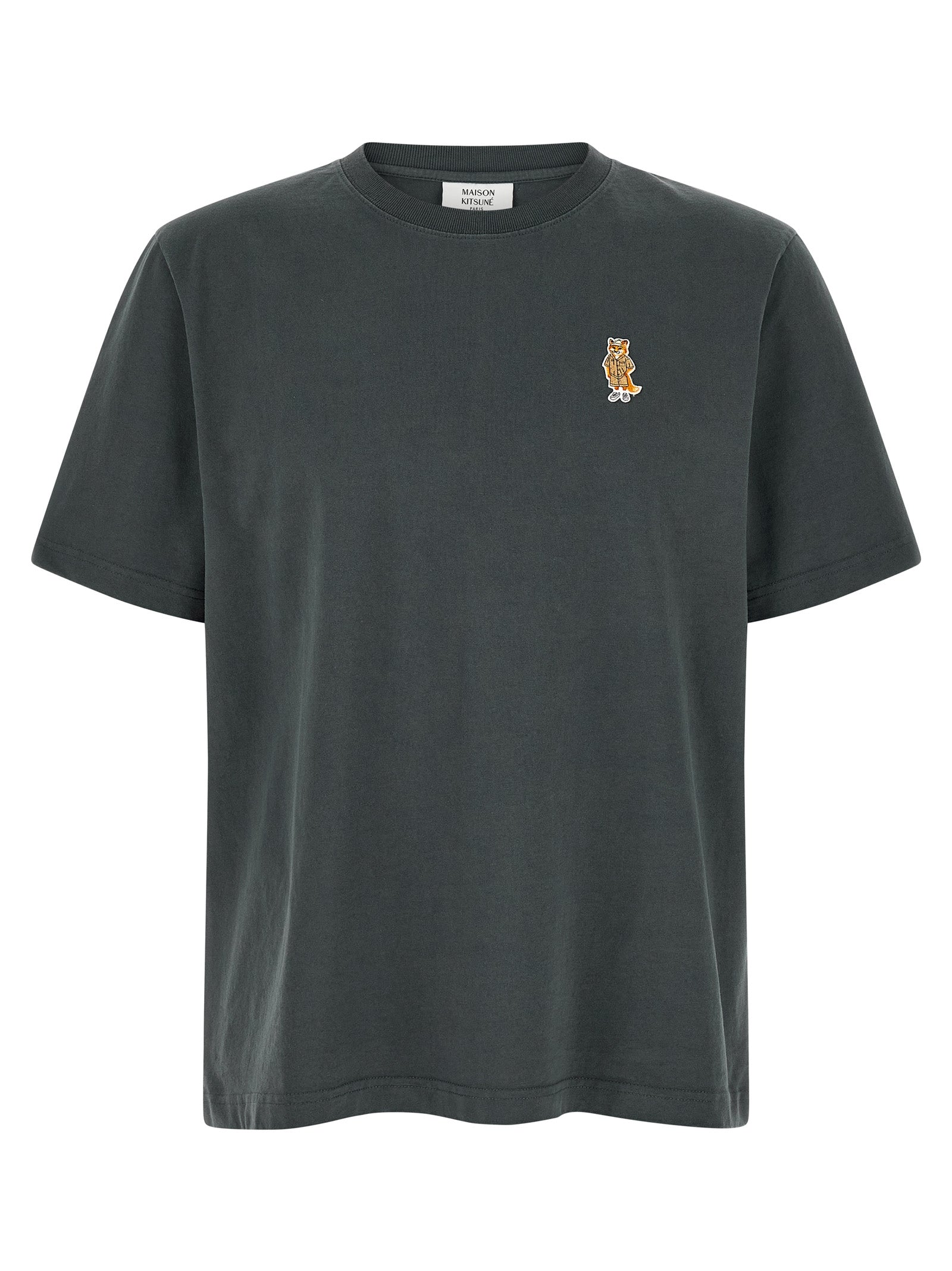 Maison Kitsuné Blue Organic Cotton T-Shirt - Timeless Luxury Essential