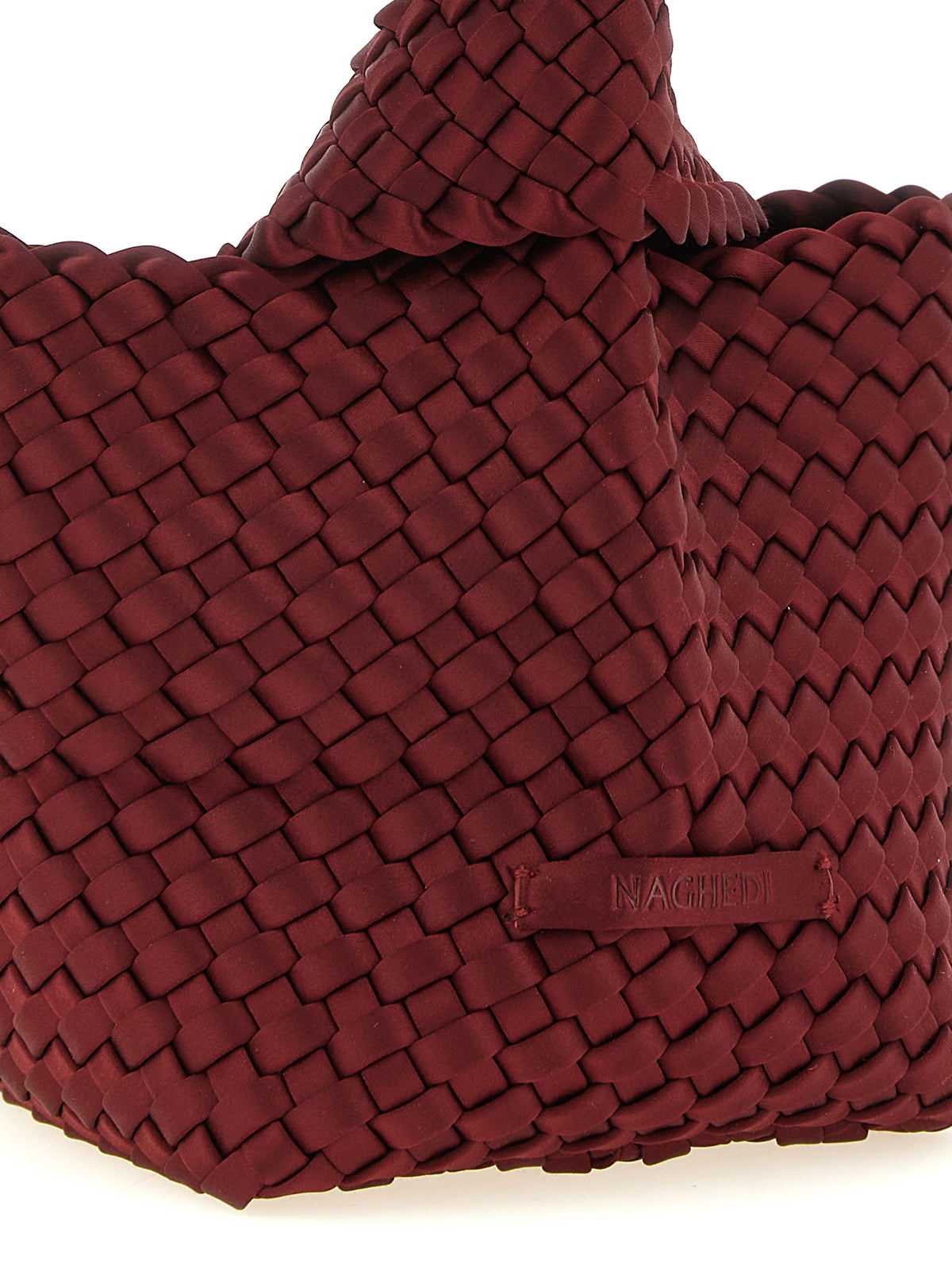 NAGHEDI Kyoto Clutch Bag - Exquisite Hand-Woven Luxury Red