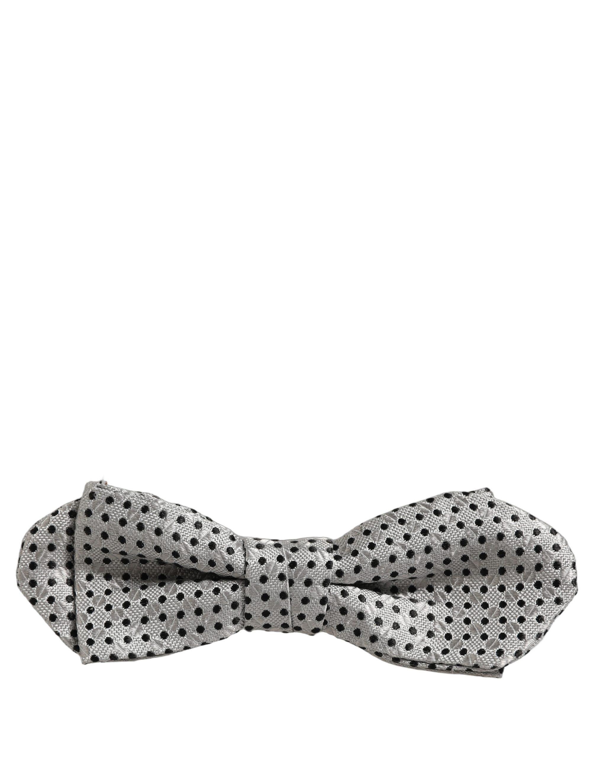 Dolce & Gabbana Silk Polka Dot Bow Tie - Timeless Elegance