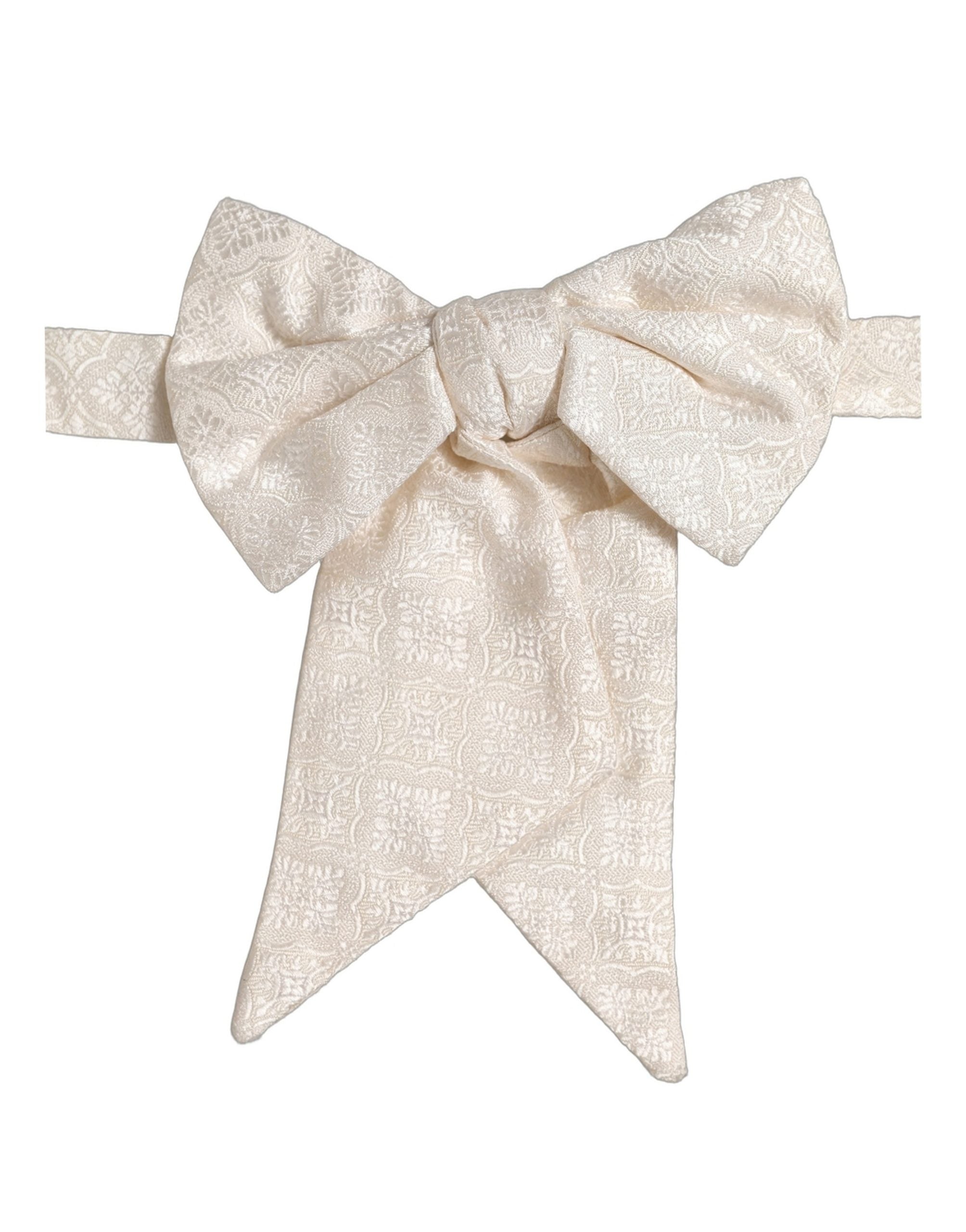Dolce & Gabbana Silk Jacquard Bow Tie - Timeless Elegance