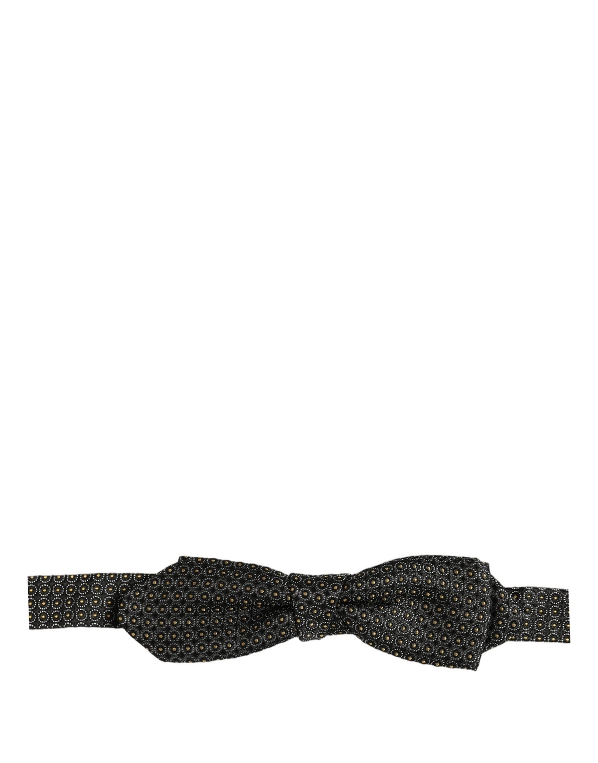 Dolce & Gabbana Black Silk Bow Tie - Timeless Elegance