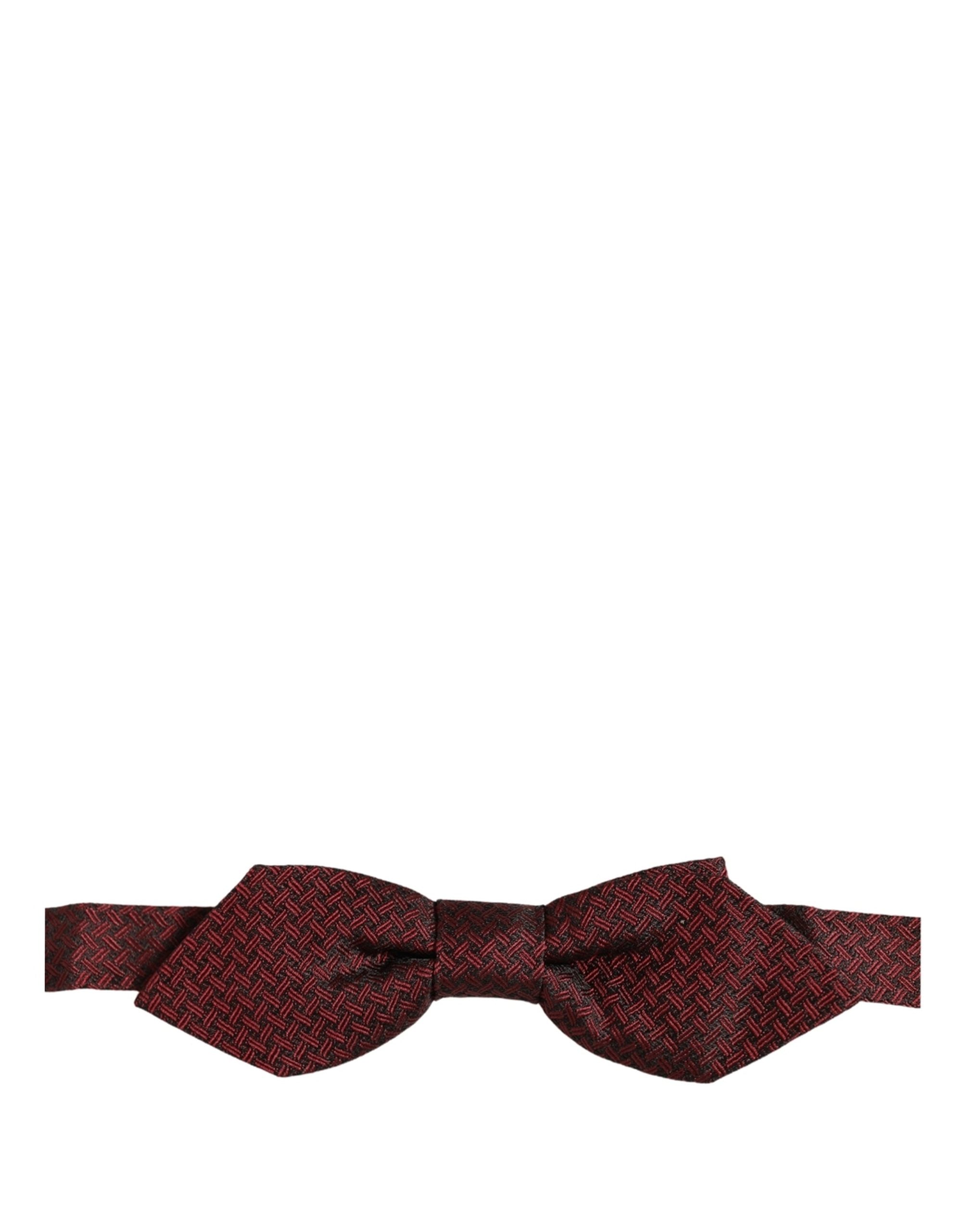 Dolce & Gabbana Red Silk Bow Tie - Timeless Elegance for All