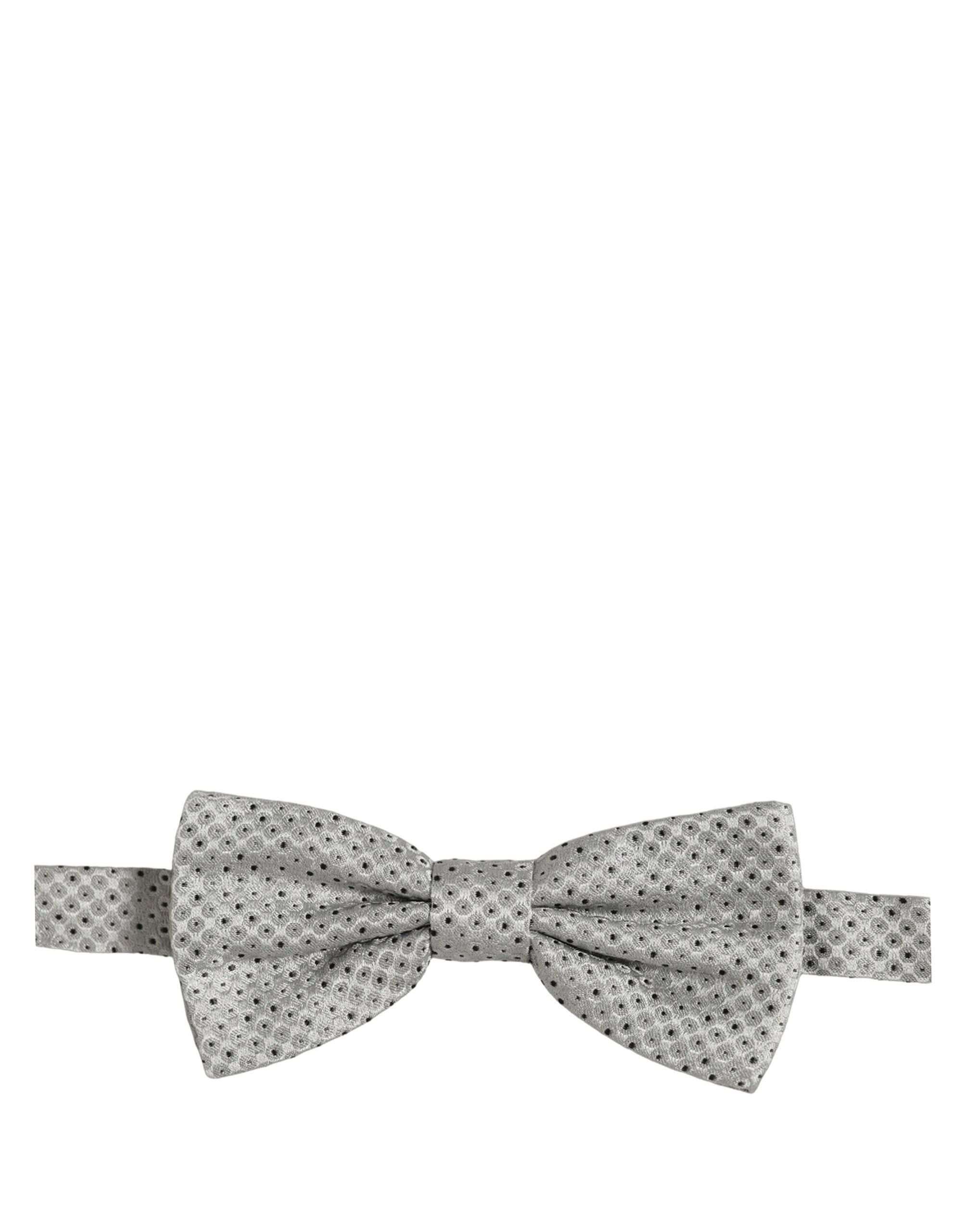 Dolce & Gabbana Silk Polka Dot Bow Tie - Timeless Elegance