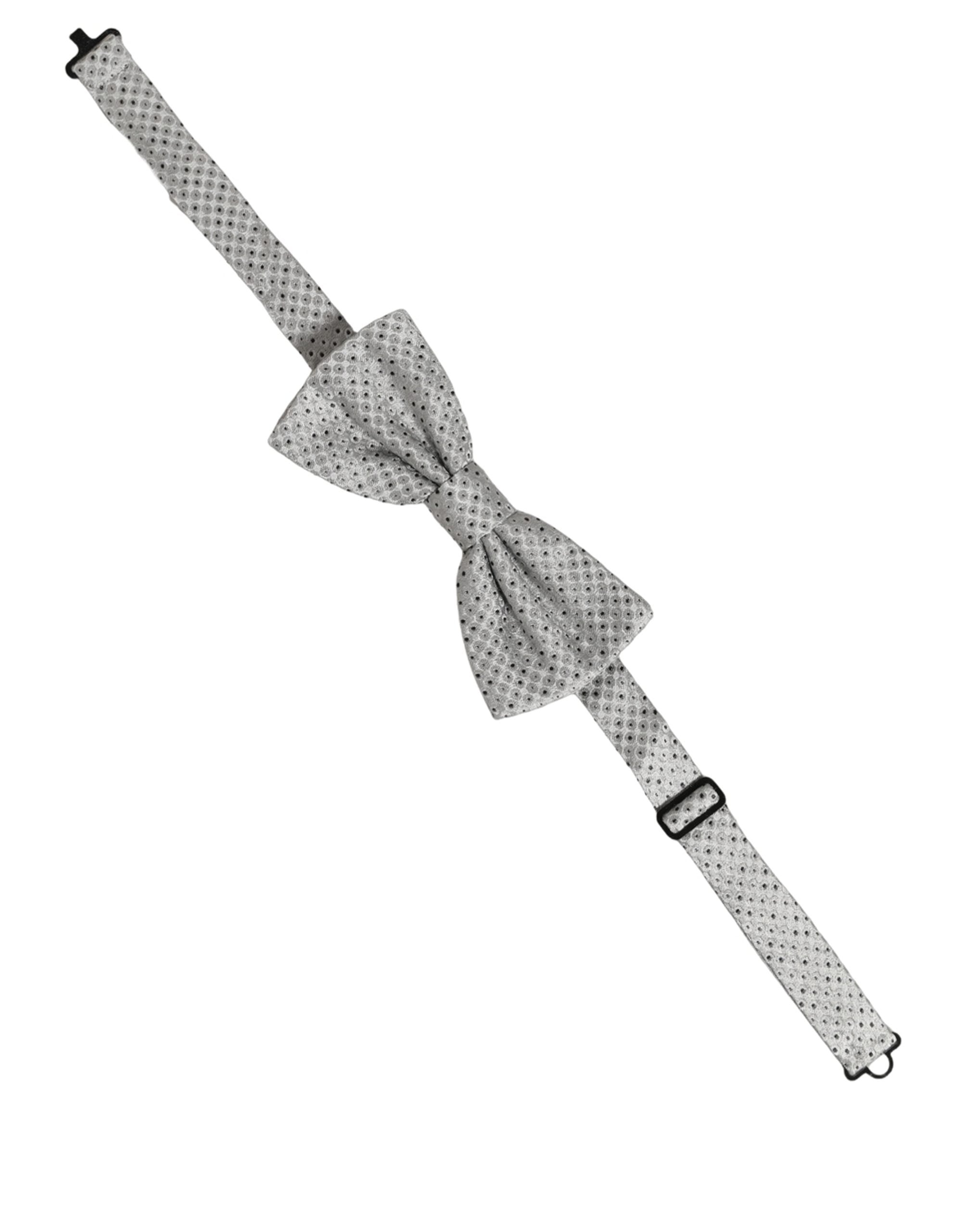 Dolce & Gabbana Silk Polka Dot Bow Tie - Timeless Elegance