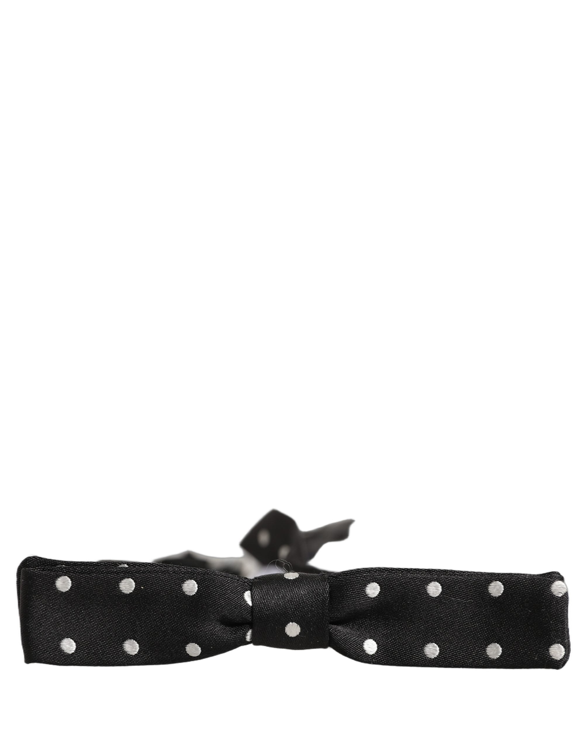 Dolce & Gabbana Silk Polka Dot Bow Tie - Timeless Elegance